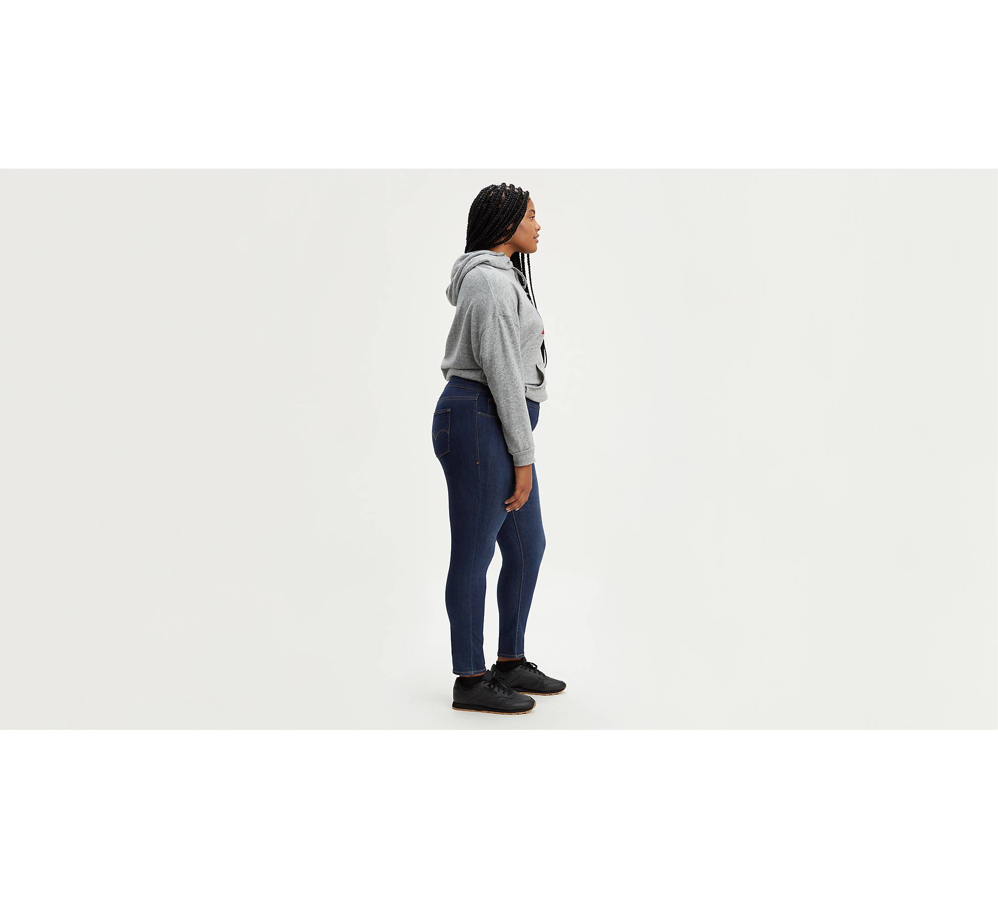 Avenue Women's Plus Size Color Block Pull-on Skinny Unlined Leggings 
