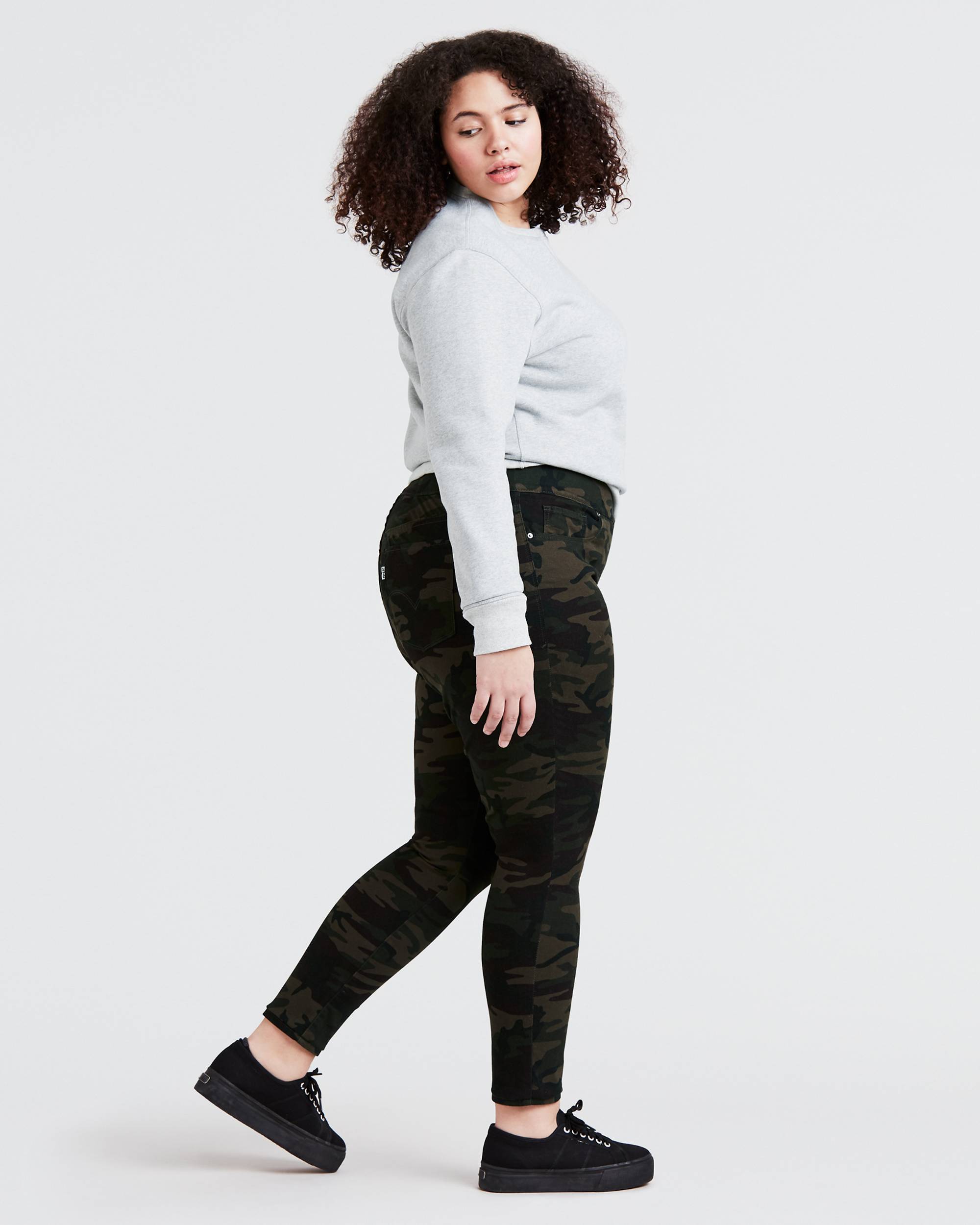 Camo Pull On Leggings (Plus Size) 2