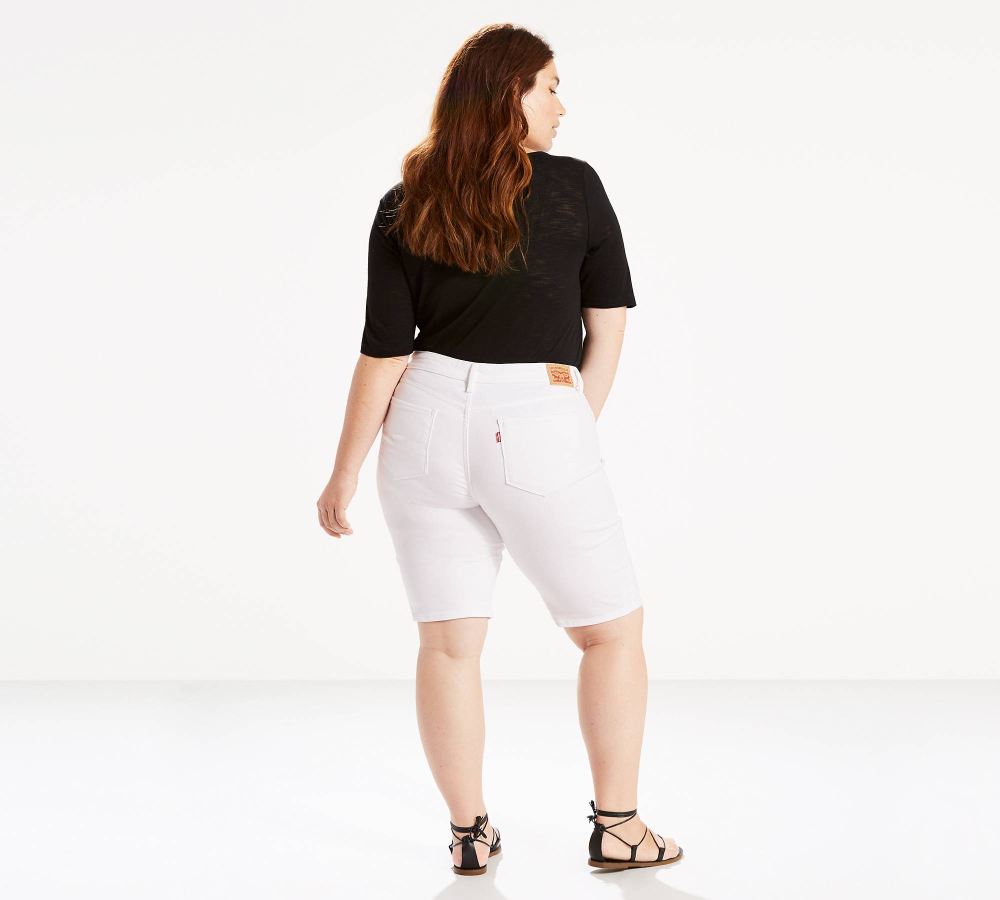 Shaping Bermuda Shorts (plus Size) - White | Levi's® US