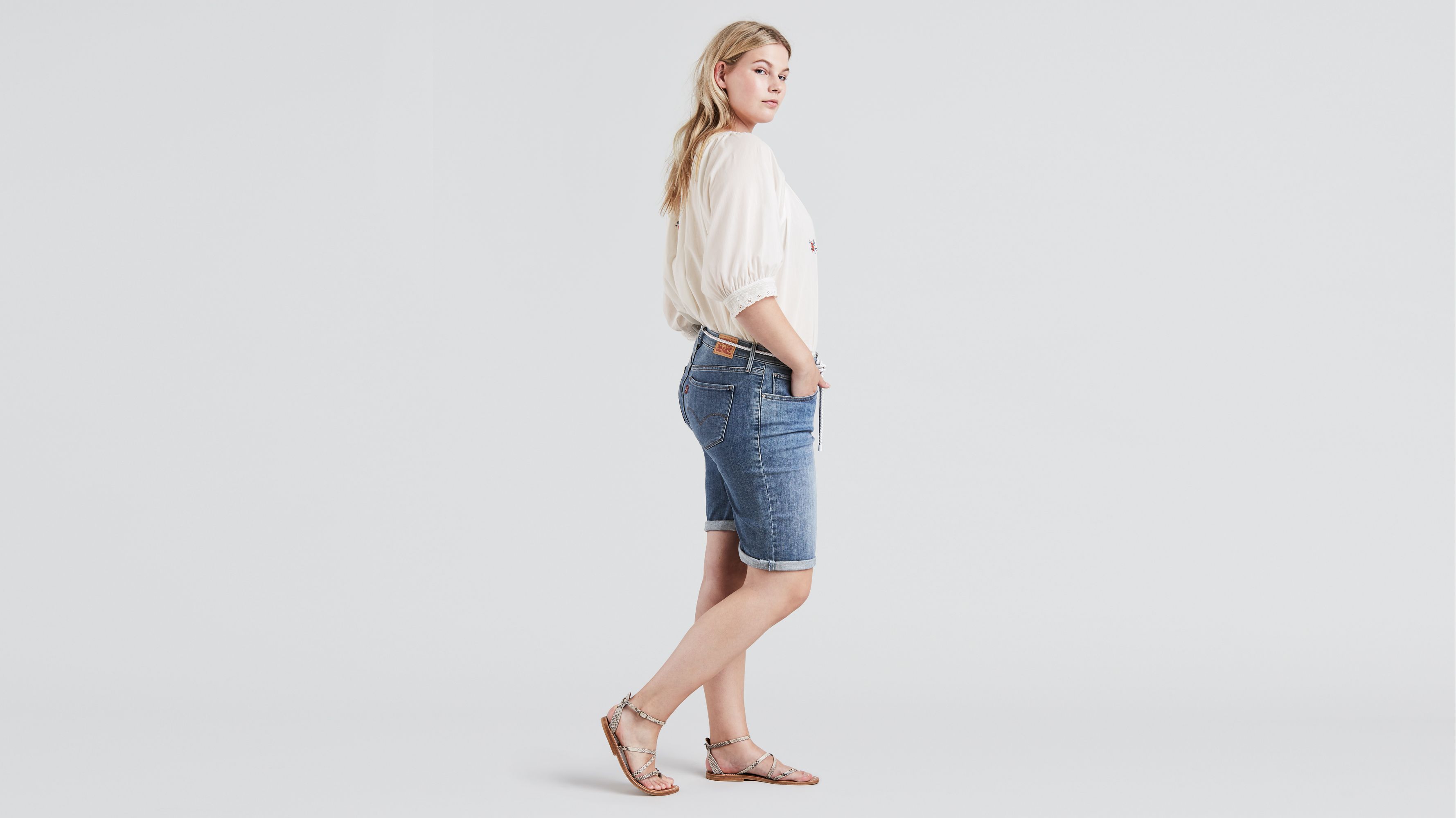 Levi's shaping 2025 bermuda shorts