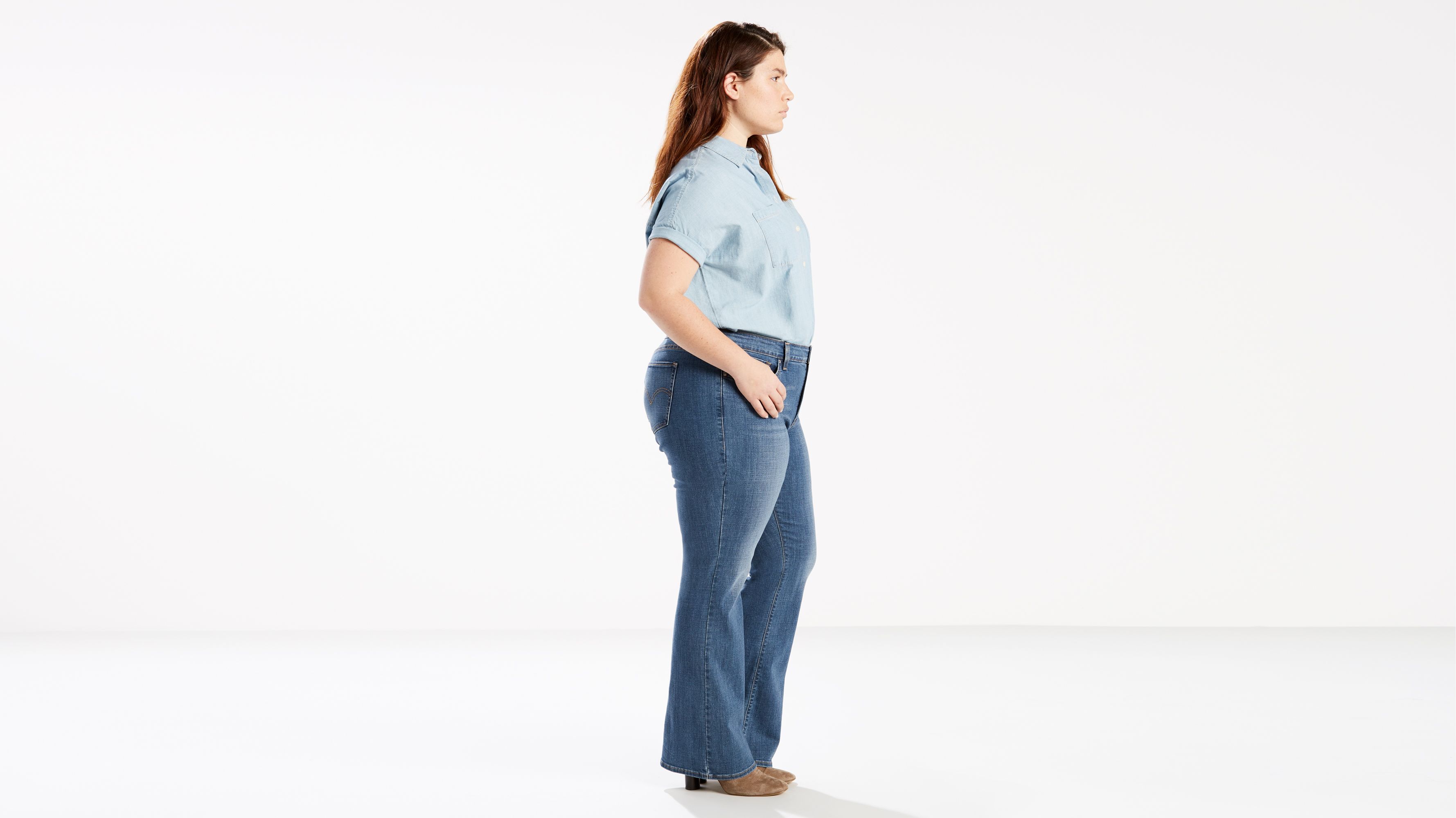 Levi's 315 shaping hot sale bootcut jeans plus size