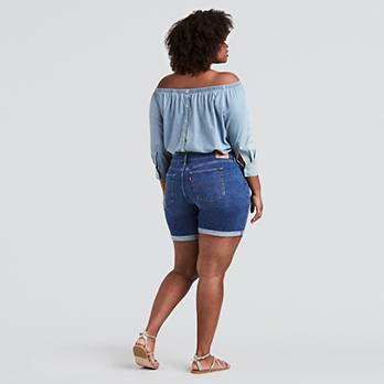 New Womens Shorts (plus Size) - Dark Wash | Levi's® US