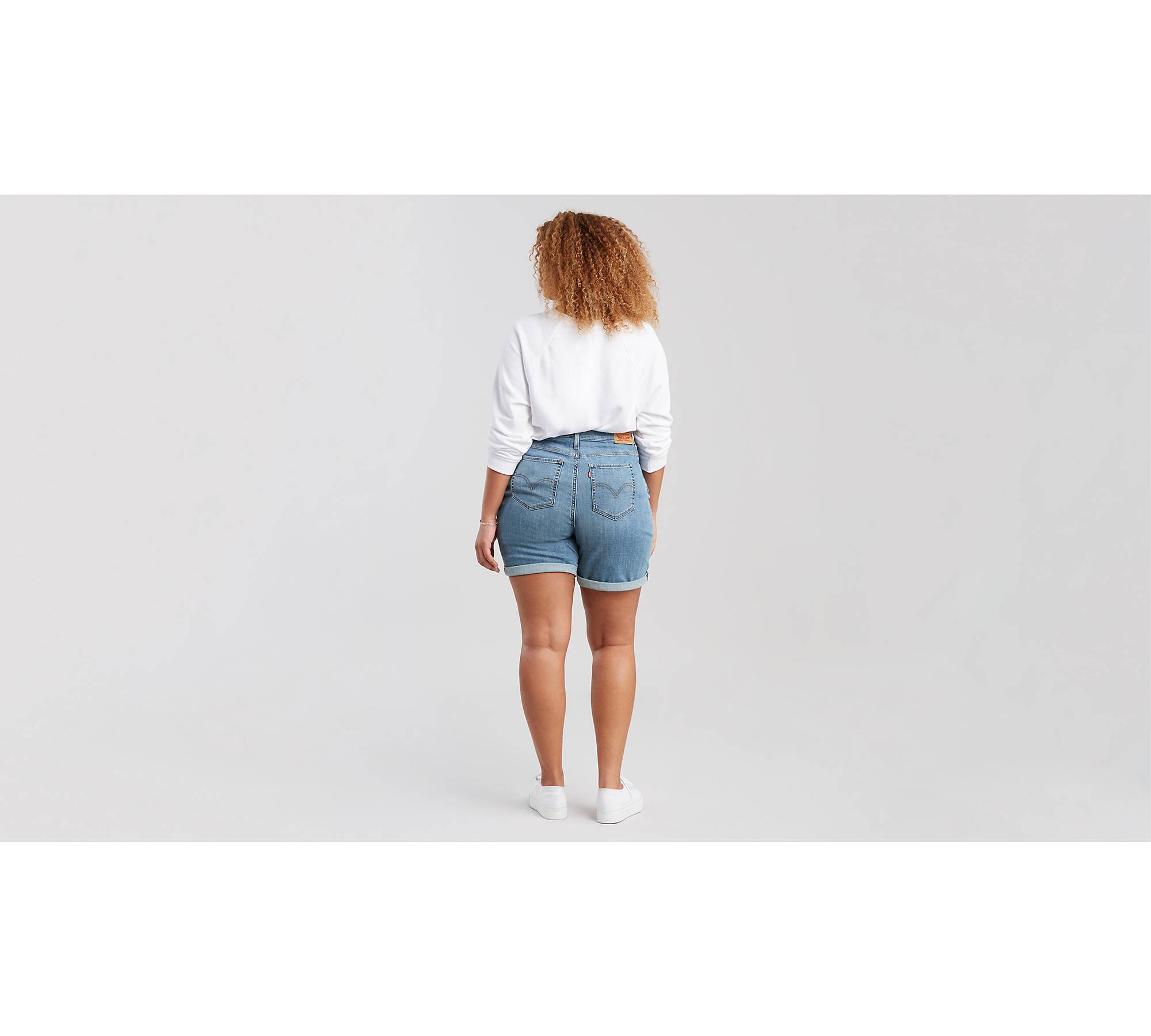 New Womens Shorts (plus Size) - Light Wash | Levi's® US