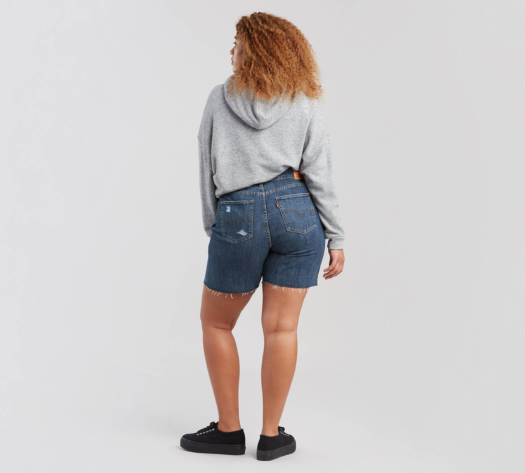 New Womens Shorts (plus Size) - Medium Wash | Levi's® US
