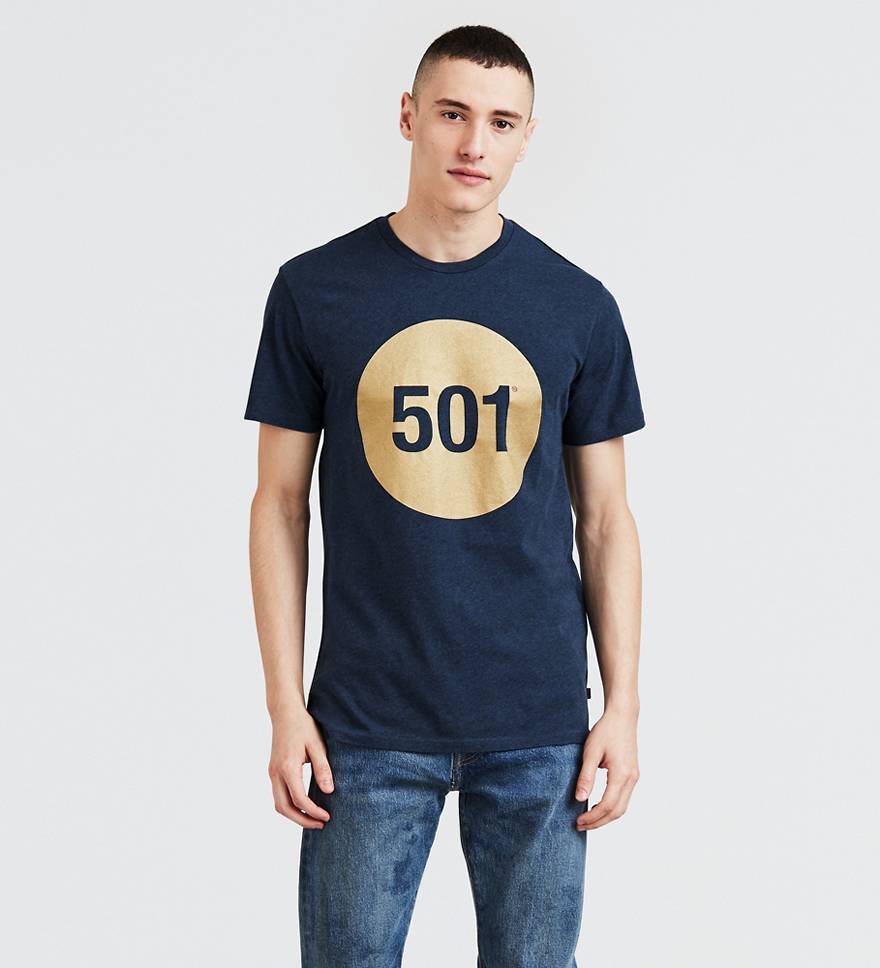 Rechazo superficie perspectiva 501® Day Tee Shirt - Blue | Levi's® US