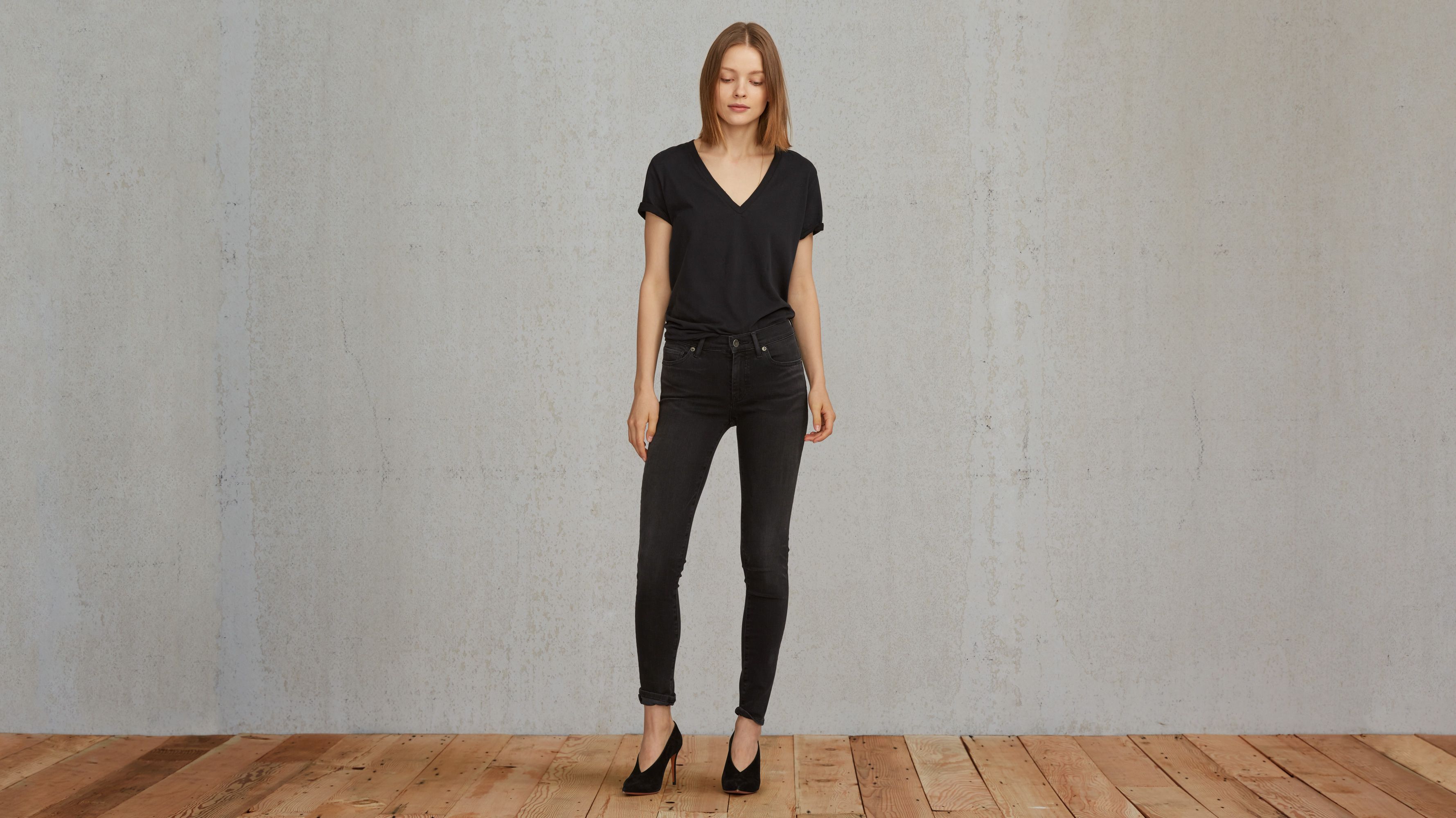 Empire Skinny Women's Jeans - Black 