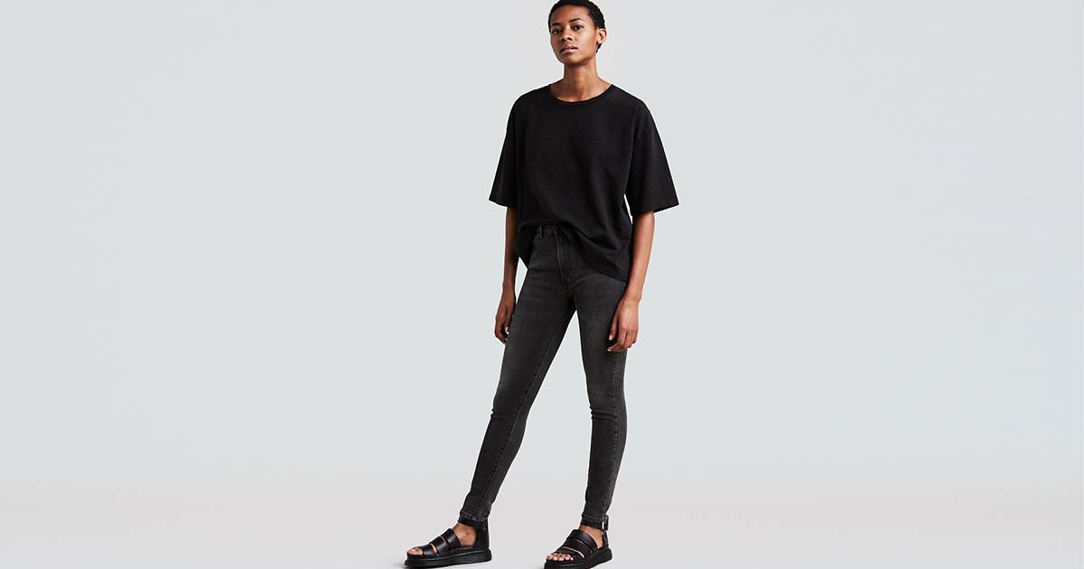 Sliver High Rise Skinny Women's Jeans - Black | Levi's® US