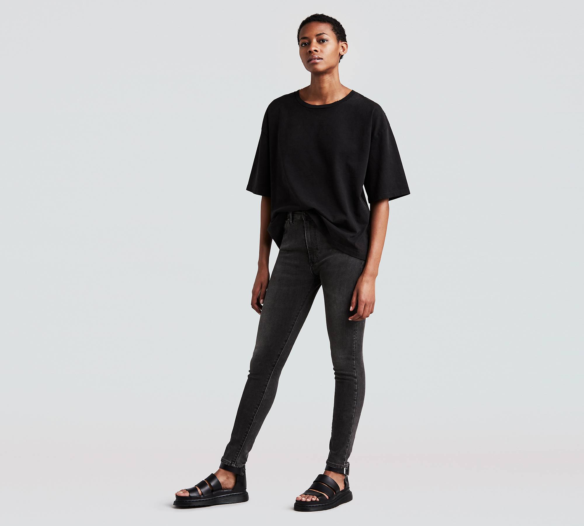 Sliver High Rise Skinny Women's Jeans - Black | Levi's® US