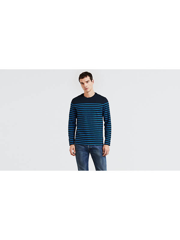 Long Sleeve Mission Tee Shirt - Blue | Levi's® US