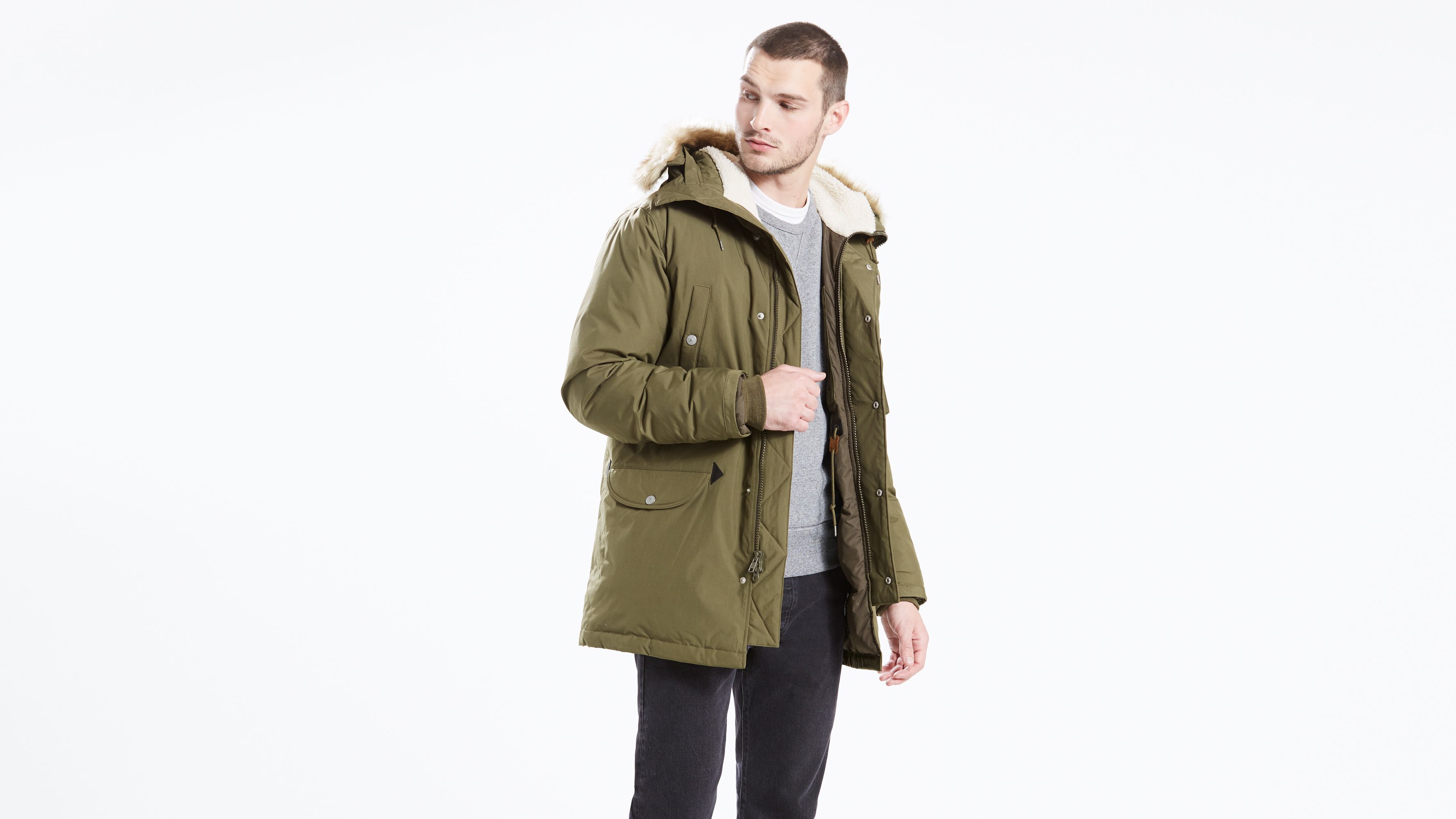 levi's davidson down parka