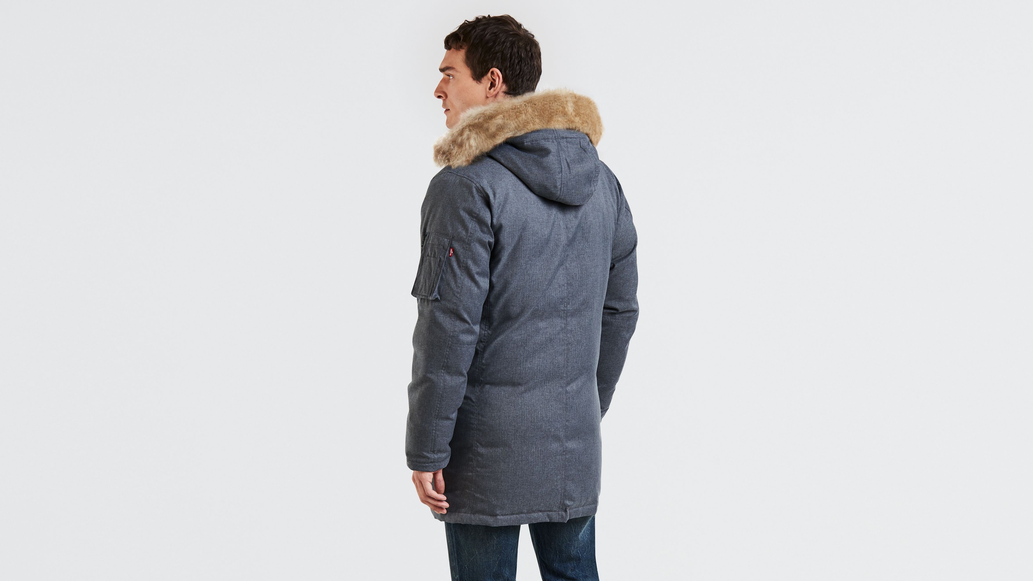 Hooded Down Parka - Grey | Levi's® US