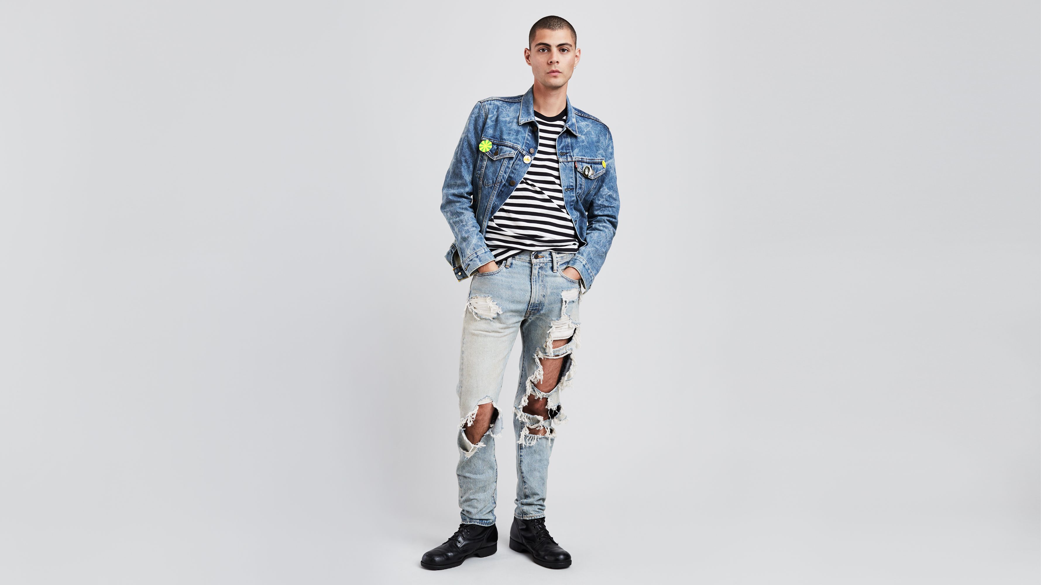 Levi's® X Rolling Stone 505™c Slim Straight Men's Jeans - Light