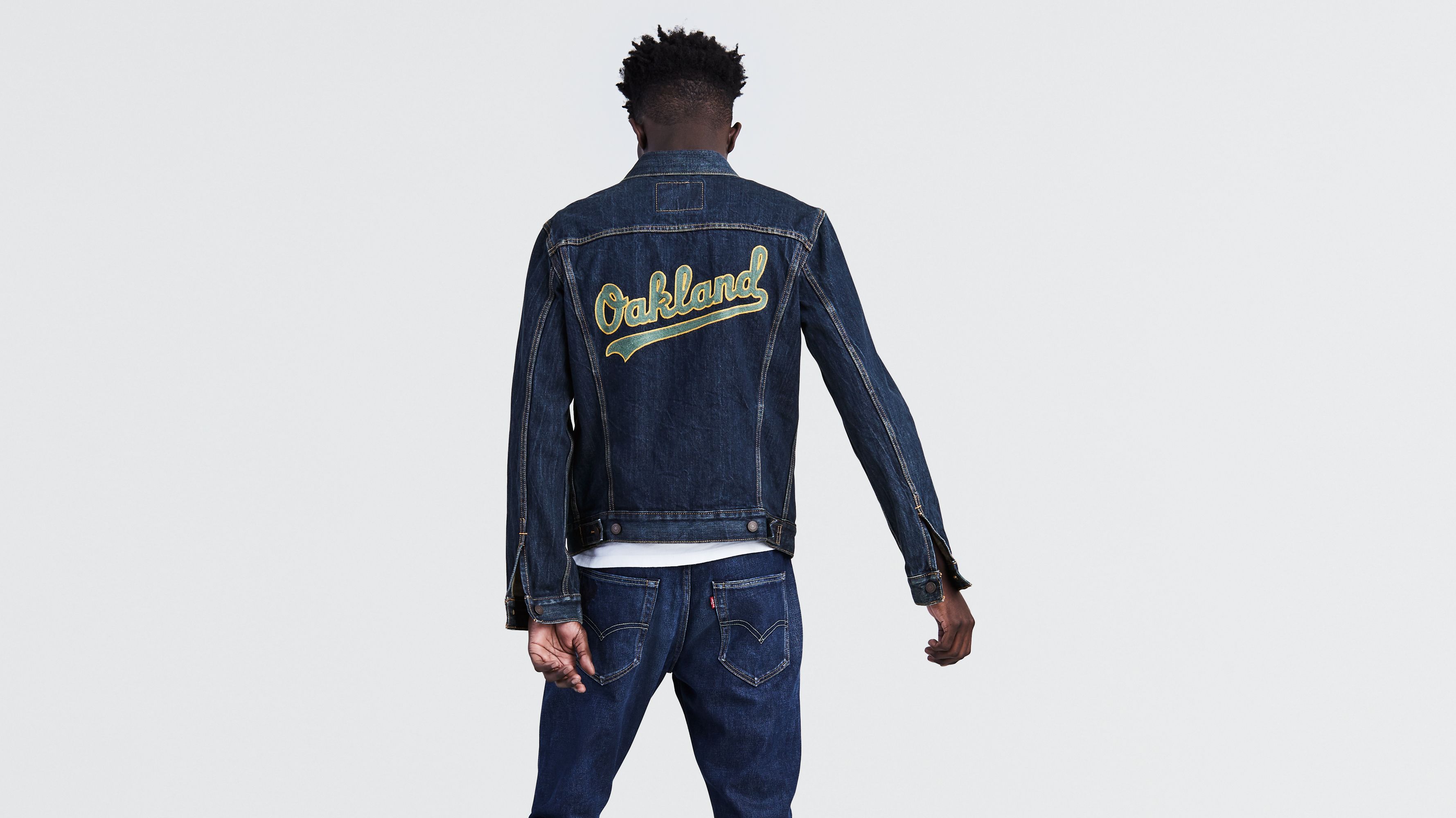 Levi's mlb denim trucker jacket best sale