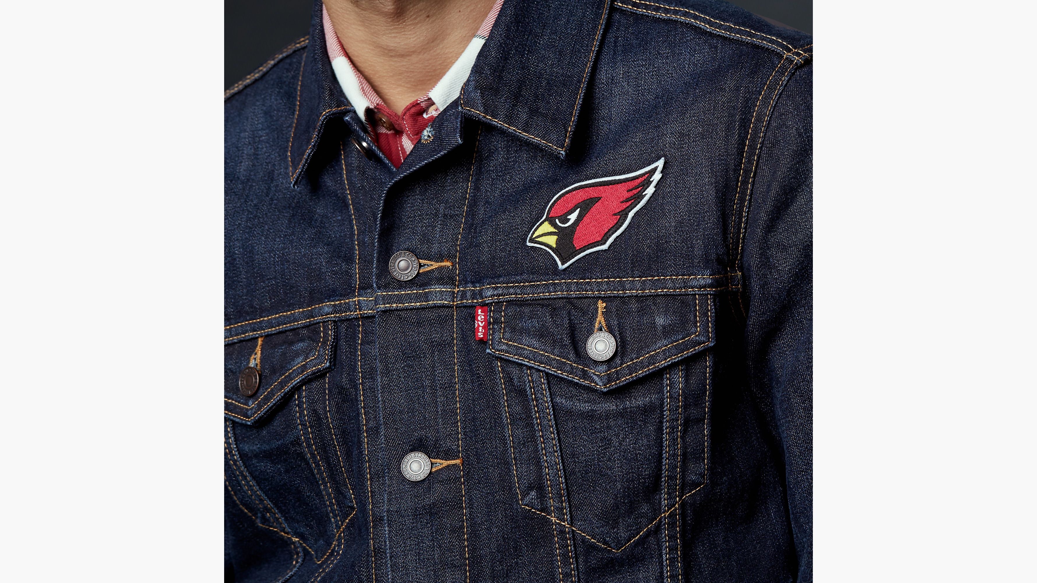 Levi's nfl denim on sale jacket