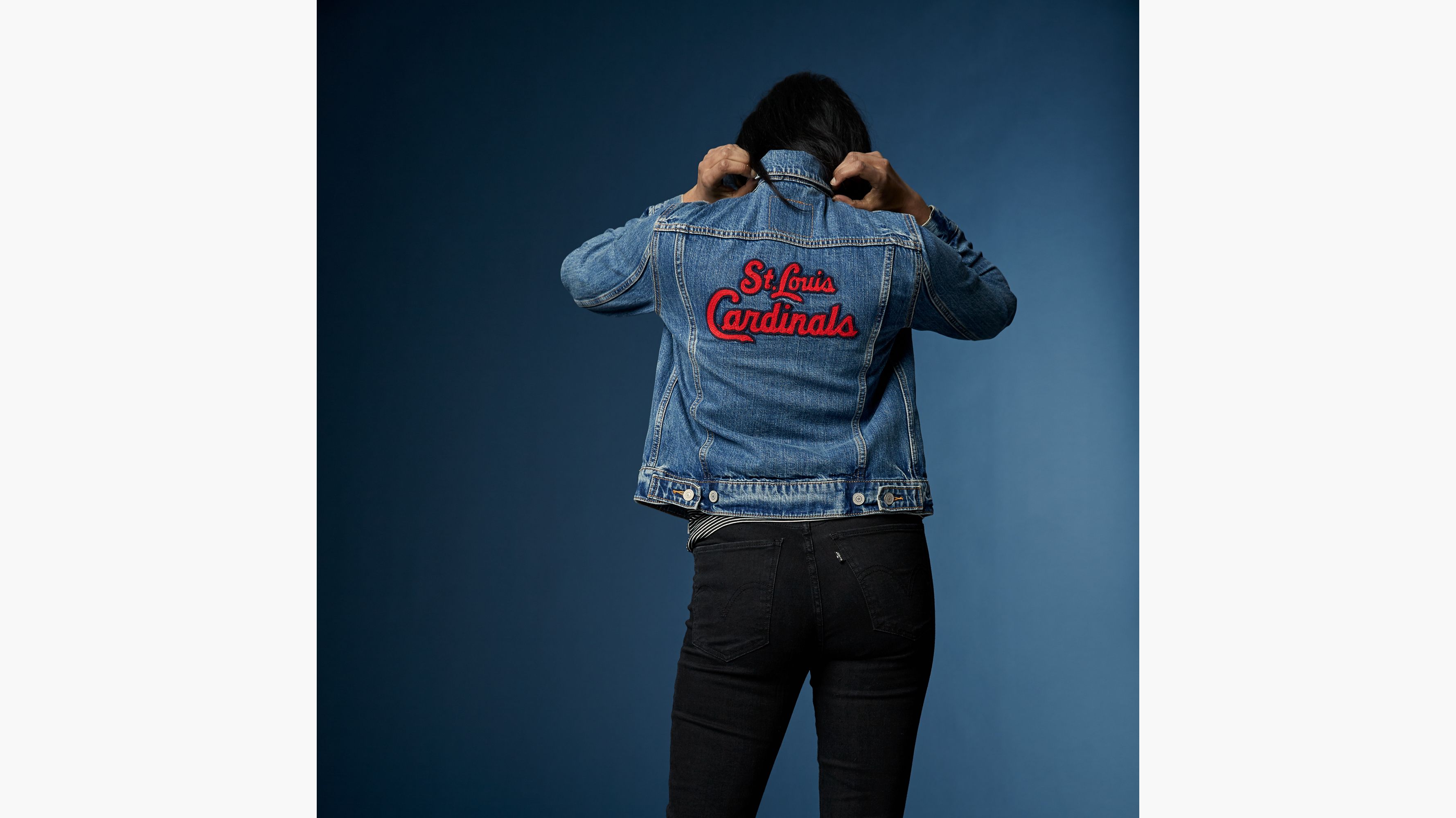 Mlb denim jacket Clearance