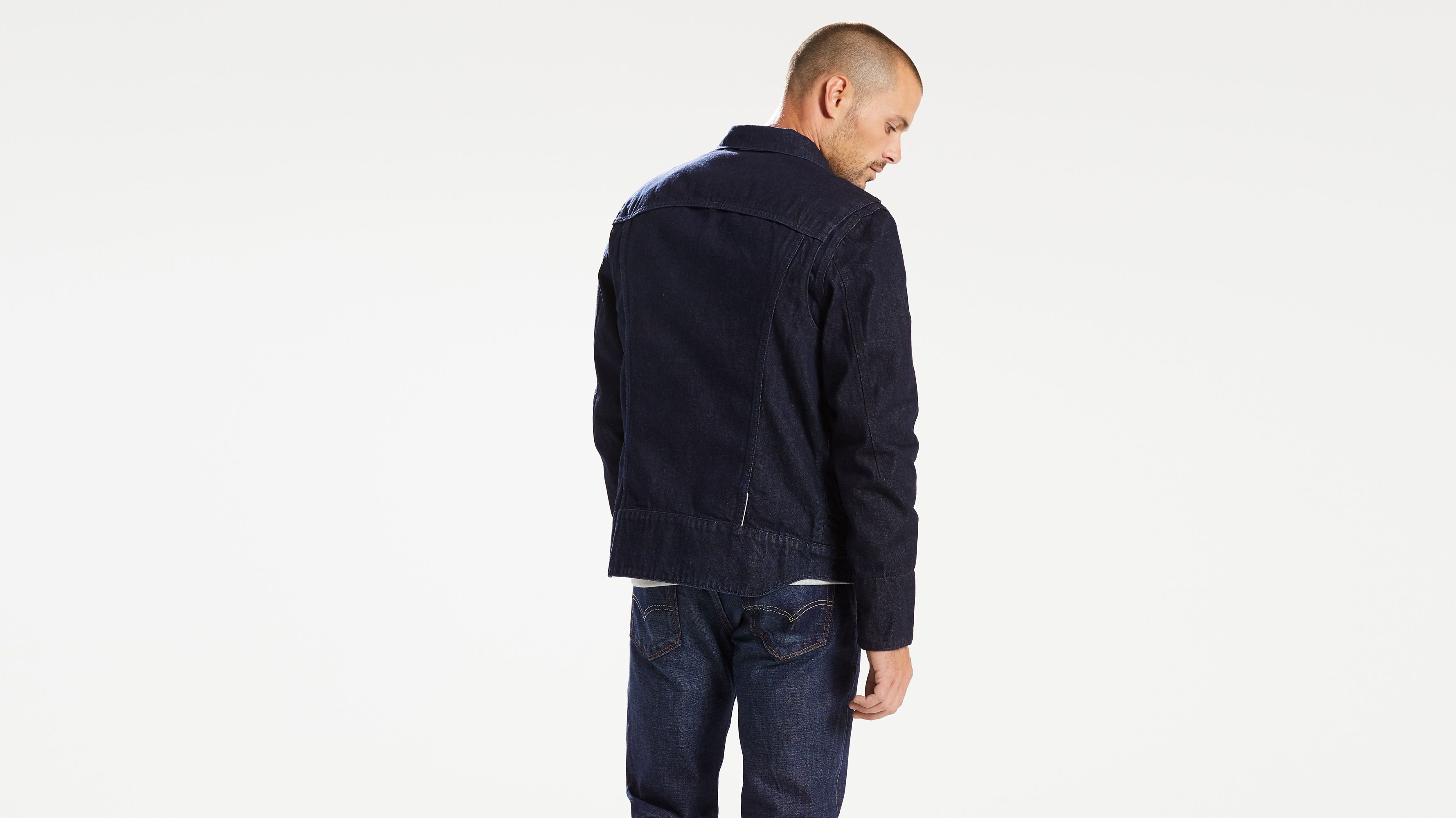 Levi's® Commuter X Jacquard By Google Trucker Jacket - Dark Wash