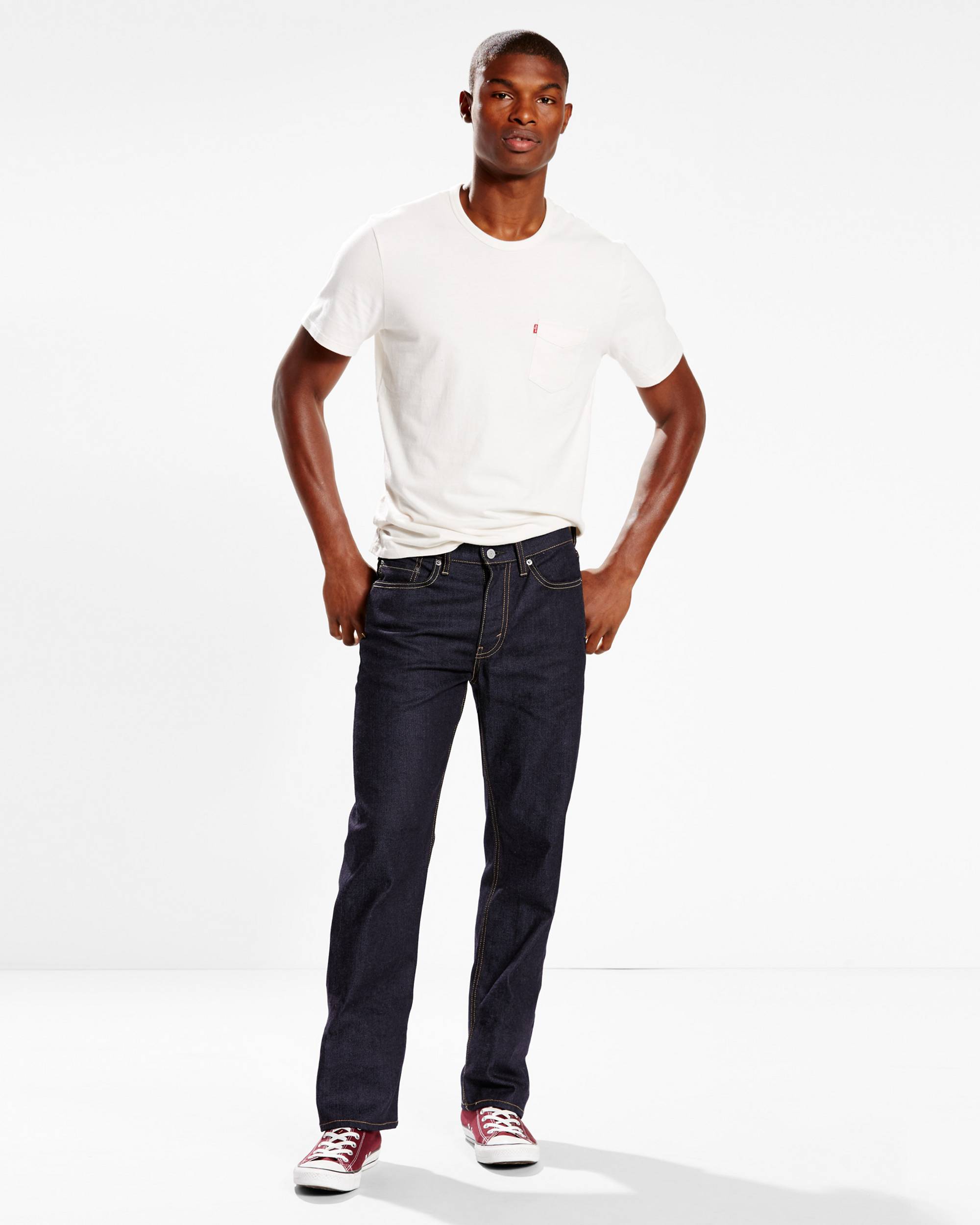 514™ Straight Fit Stretch Men's Jeans (Big & Tall) 1