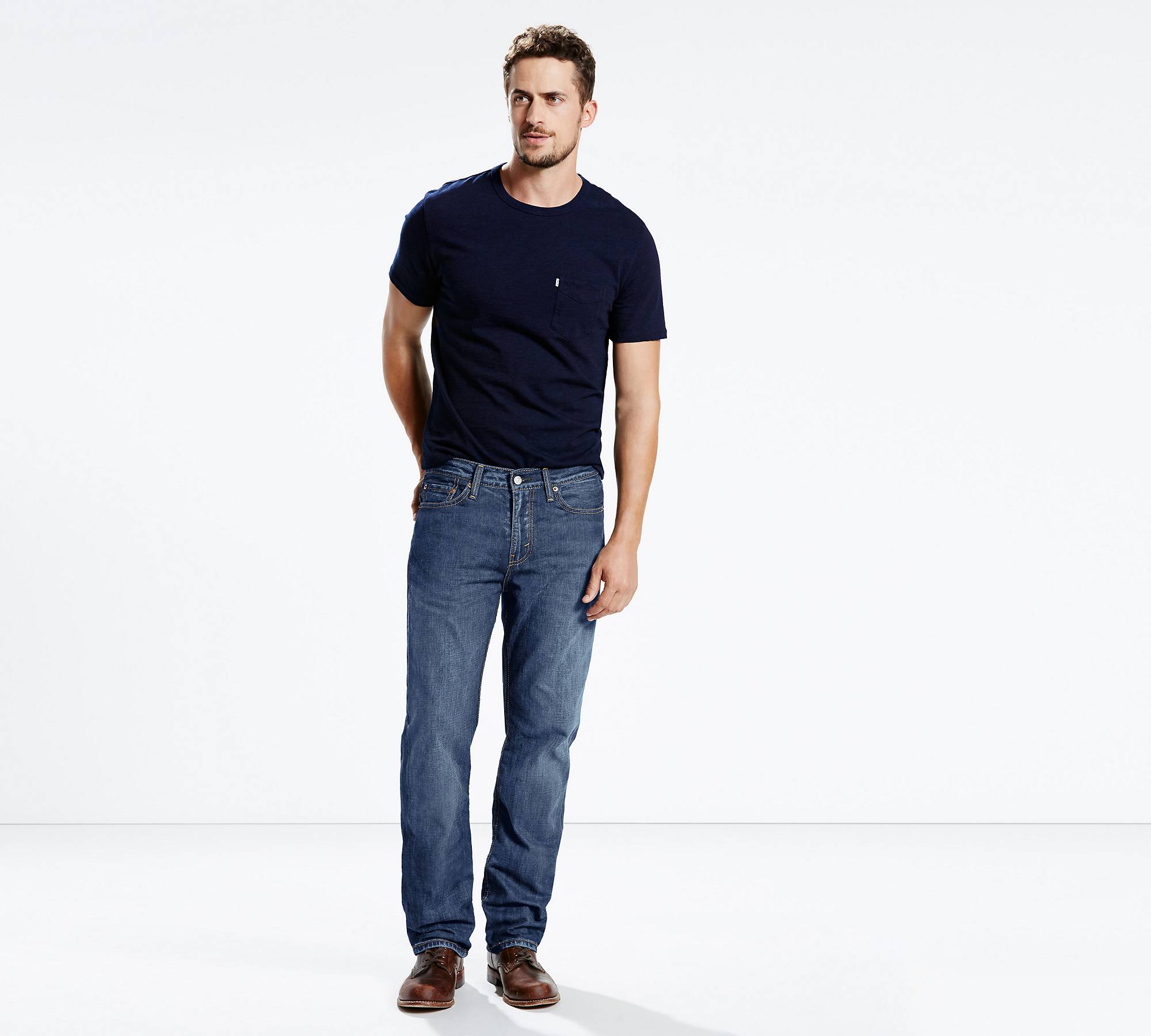 514™ Straight Fit Stretch Men's Jeans (Big & Tall) 1