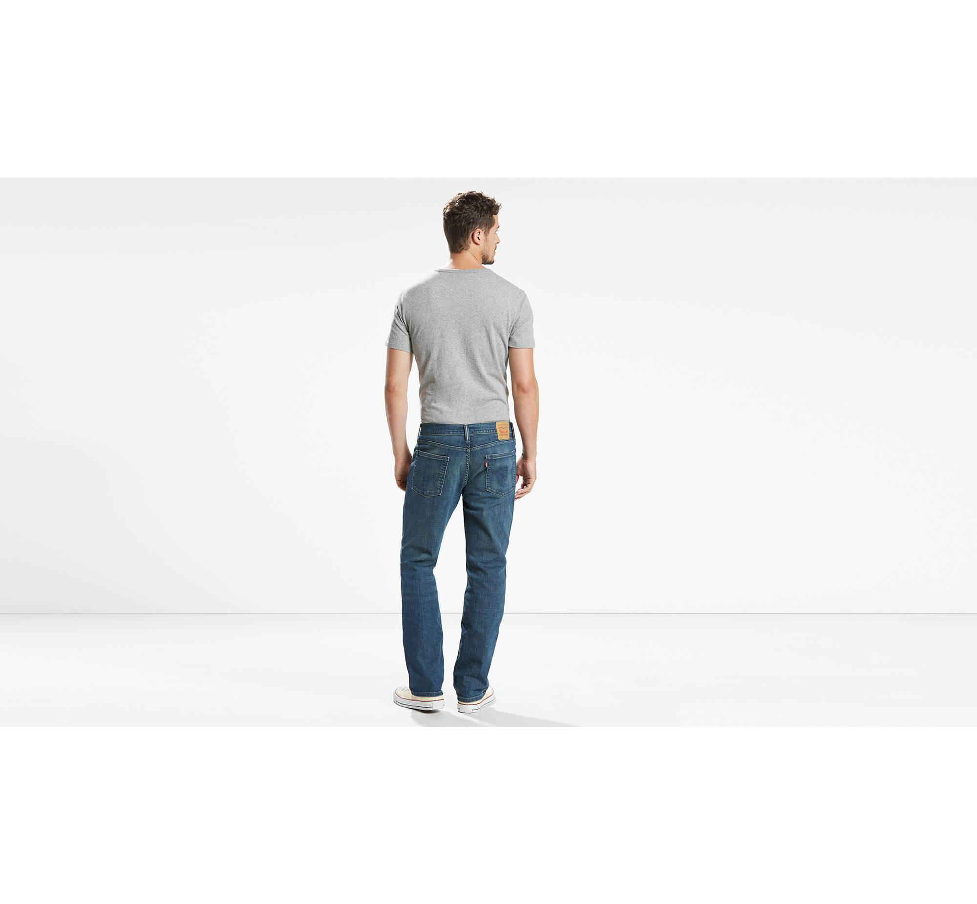 514™ Straight Fit Stretch Men's Jeans (big & Tall) - Medium Wash | Levi ...