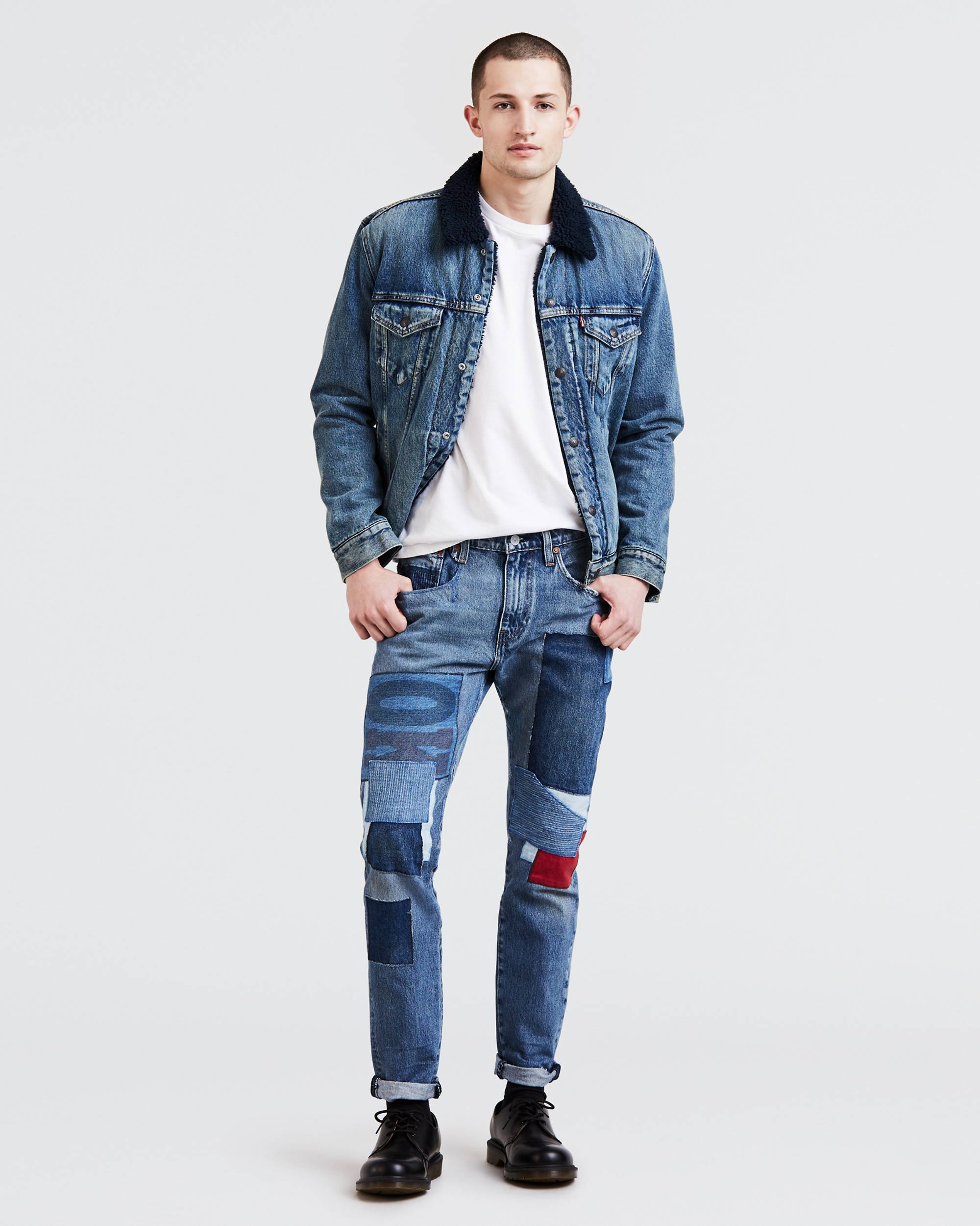 512™ Slim Taper Fit Patched Men's Jeans 1