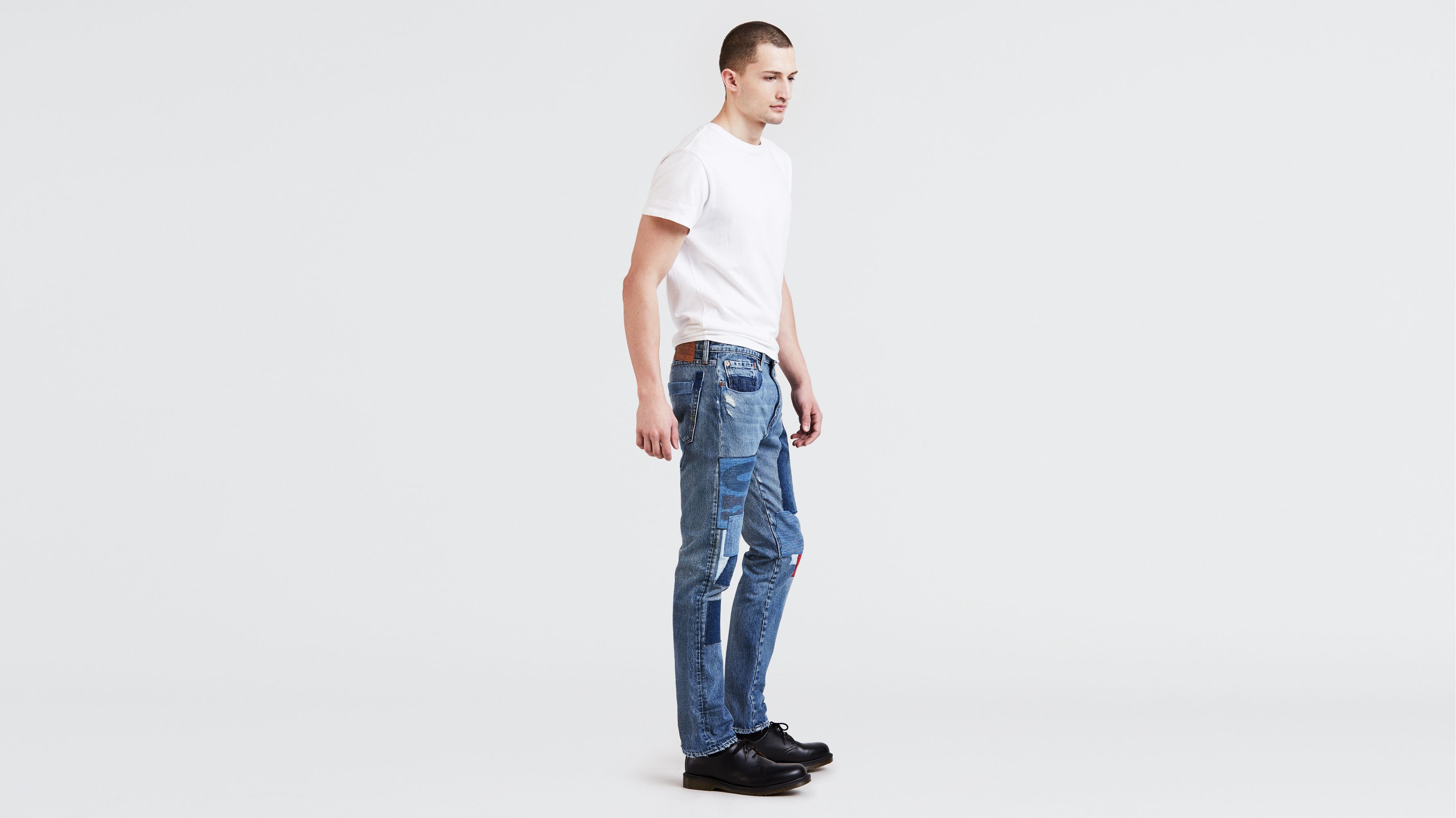 levis patch jeans mens