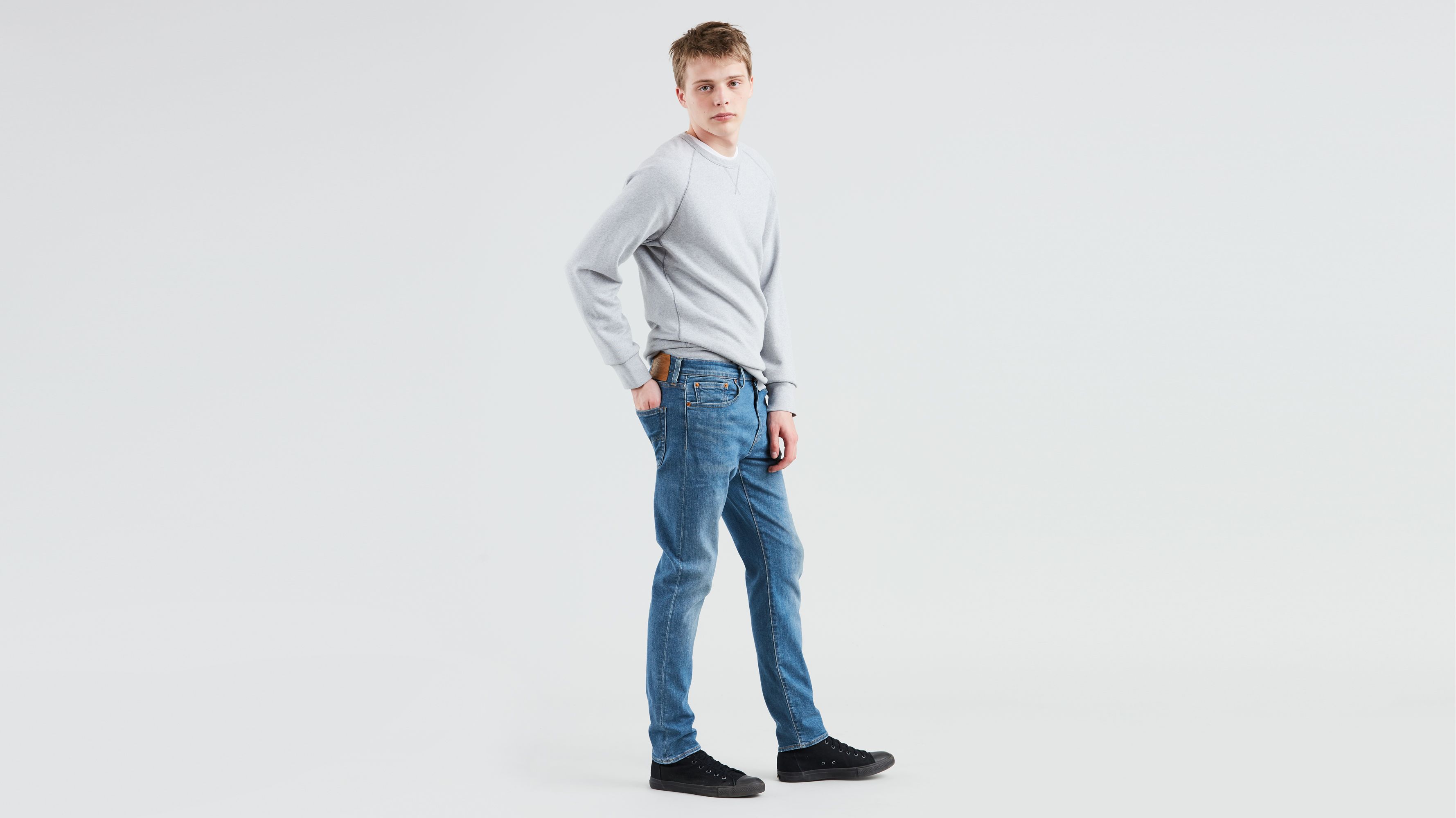 levi's 512 slim taper fit stretch jeans