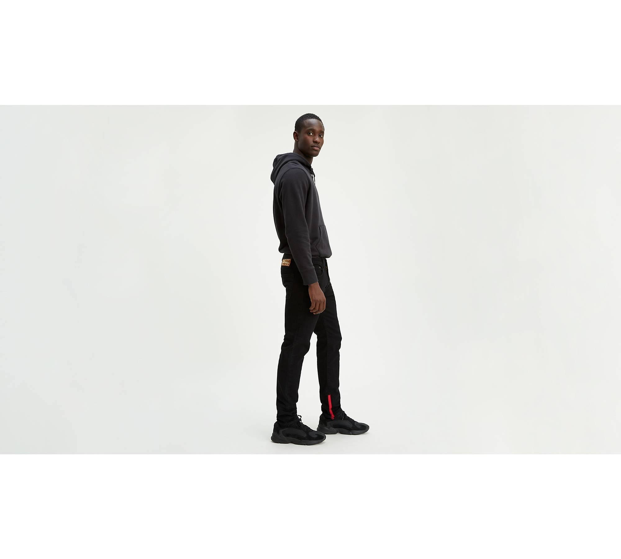kapacitet Elendighed servitrice 512™ Slim Taper Fit Selvedge Men's Jeans - Black | Levi's® US