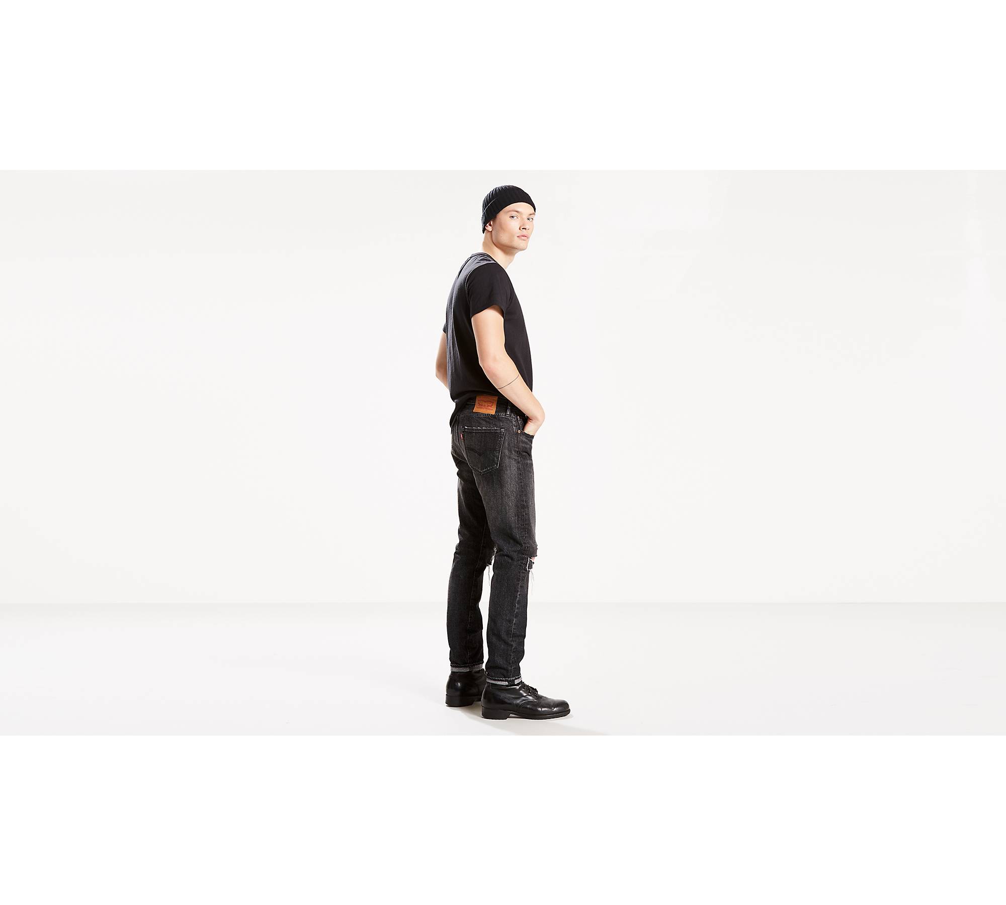 501® Taper Fit Men's Jeans - Black | Levi's® US