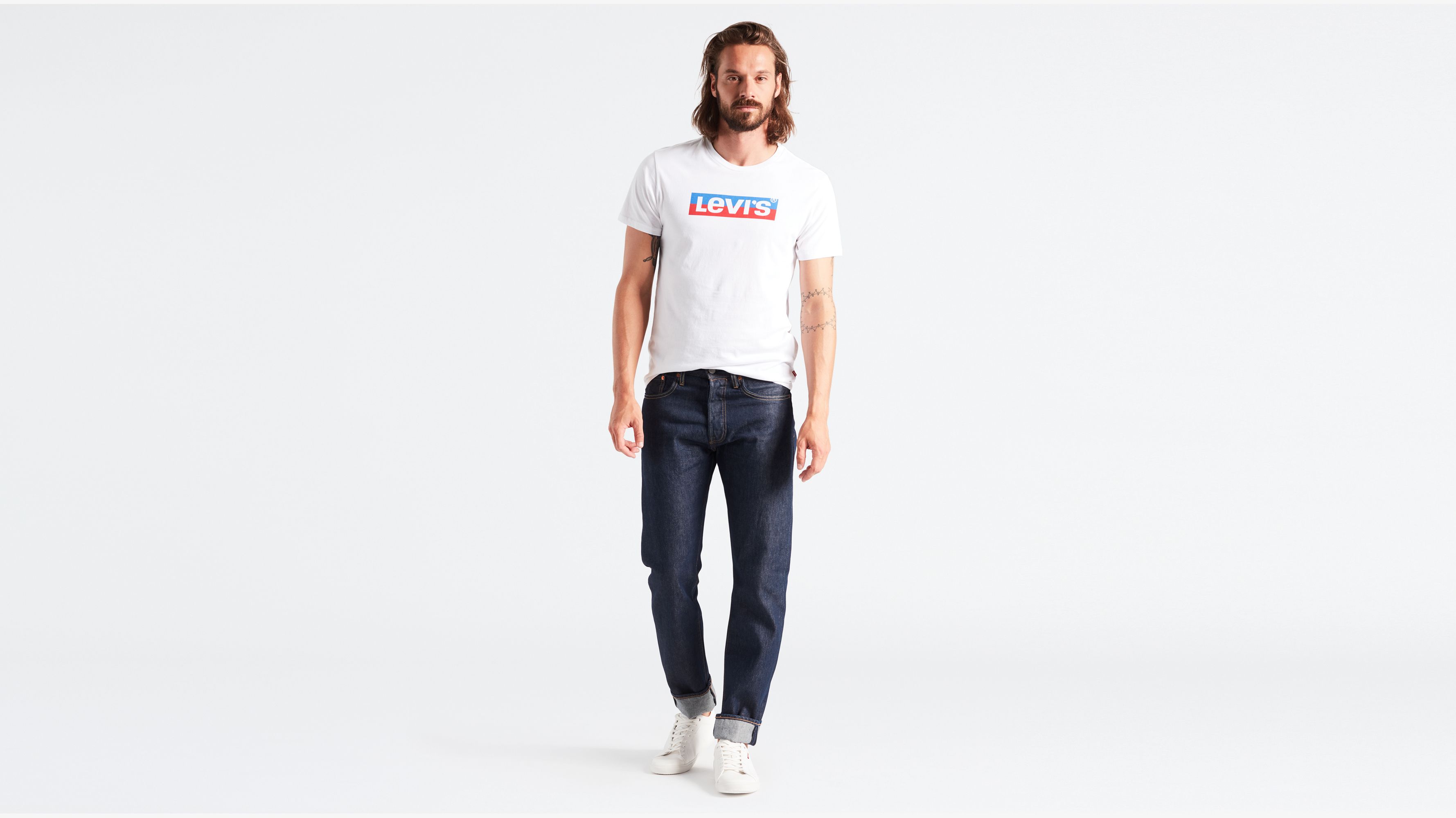 levi's men's 501 tapered fit jeans