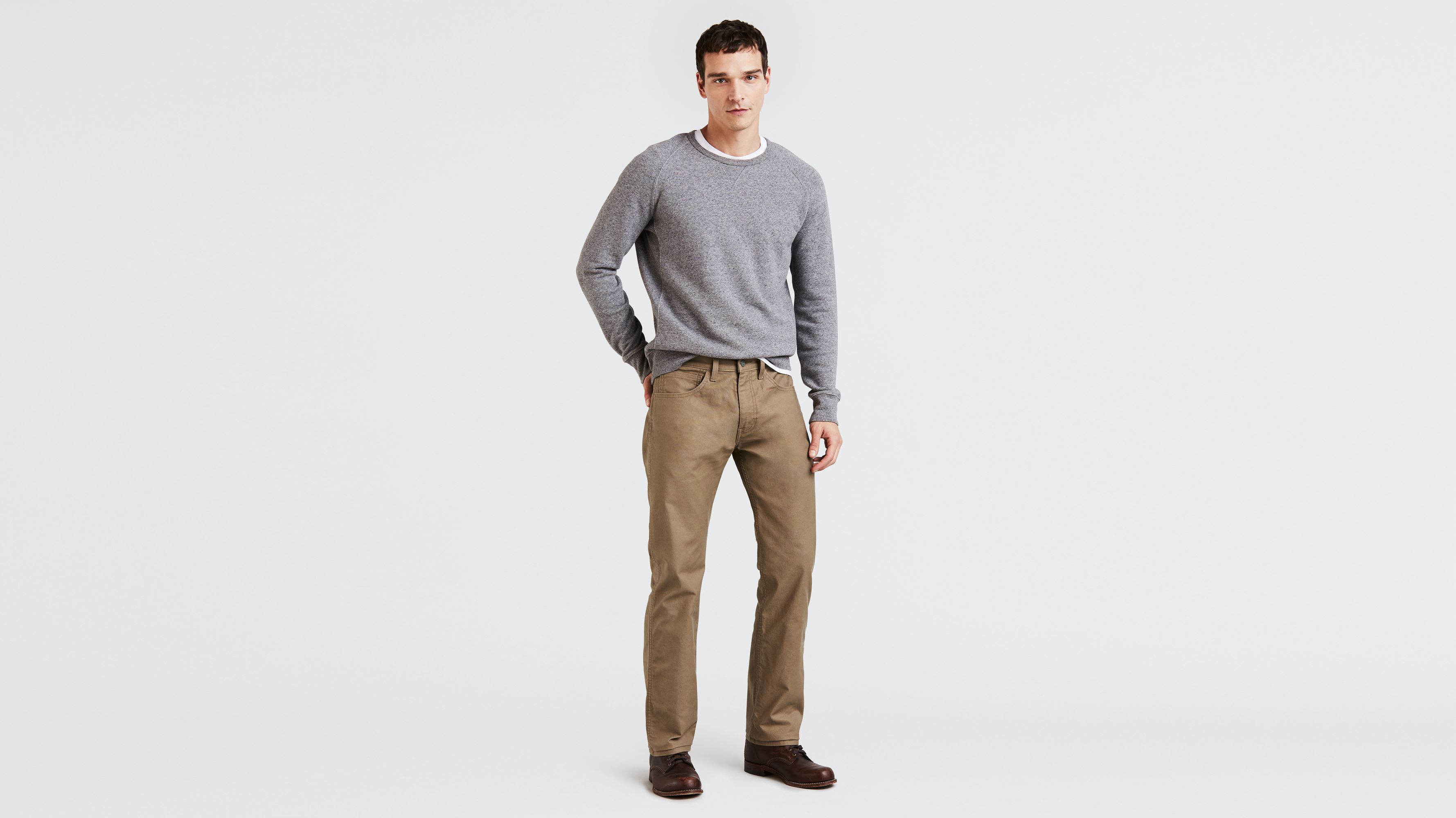 levi's khaki jeans mens