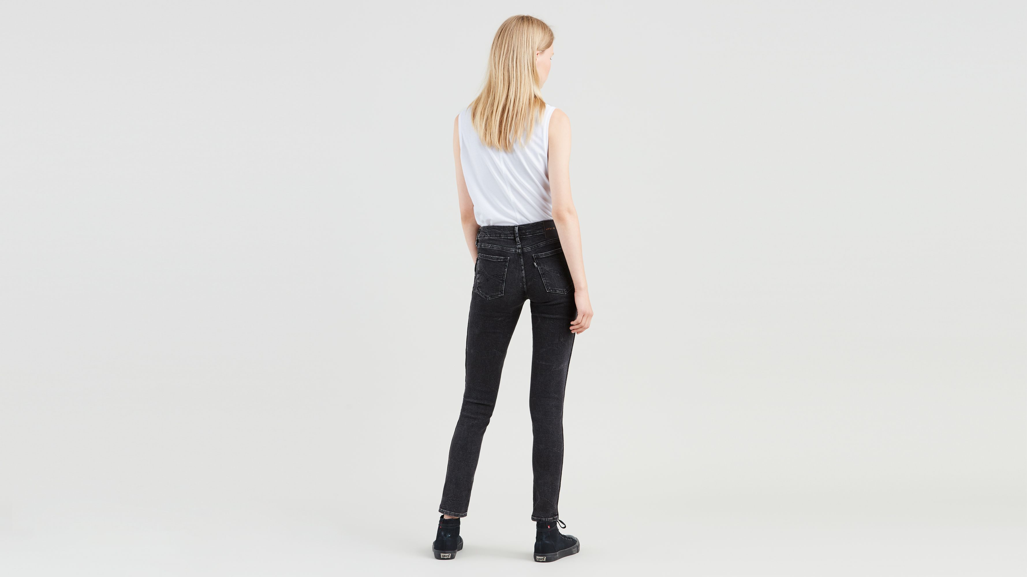 line 8 mid skinny jeans