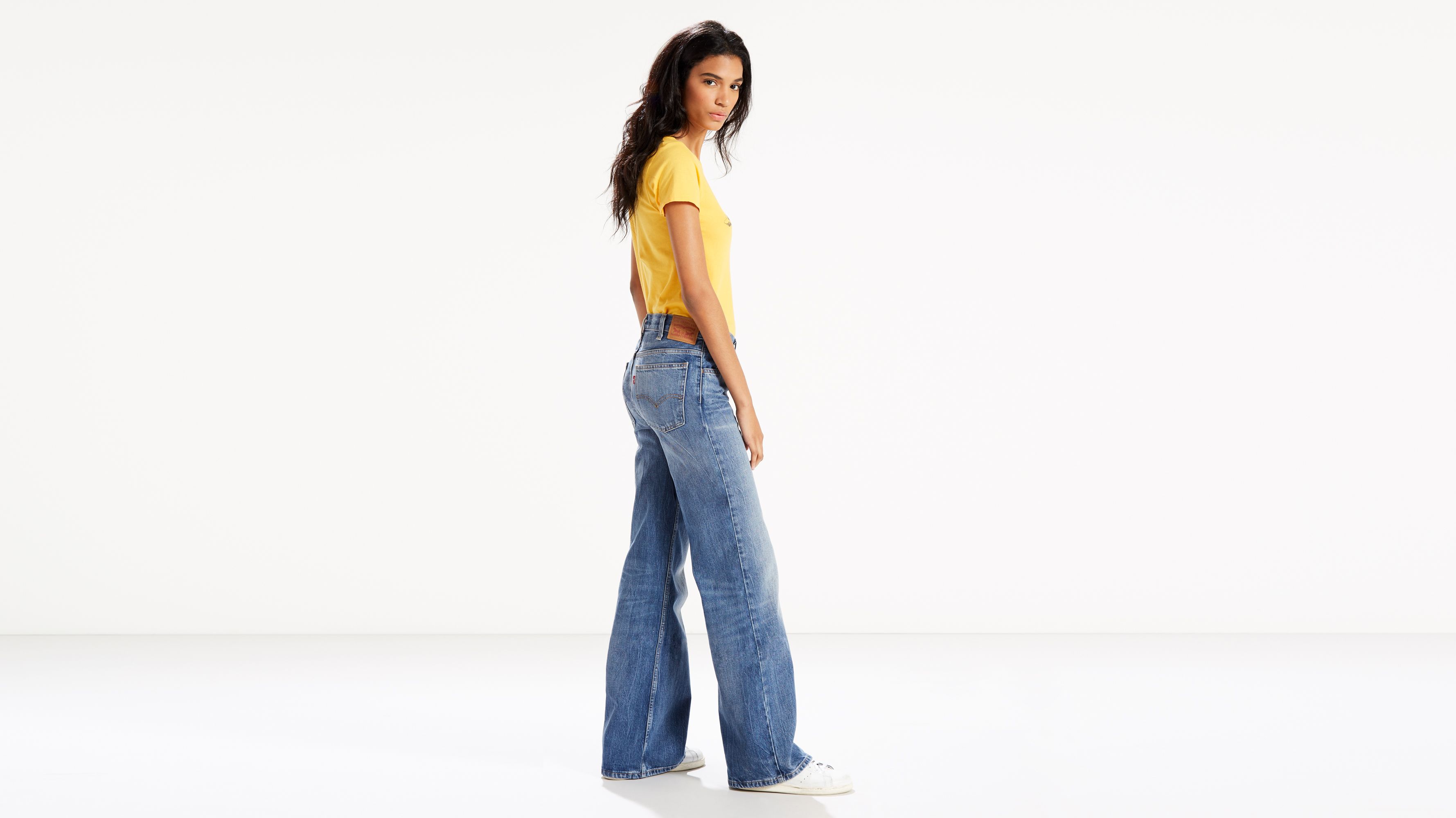 levi's womens wide leg jeans