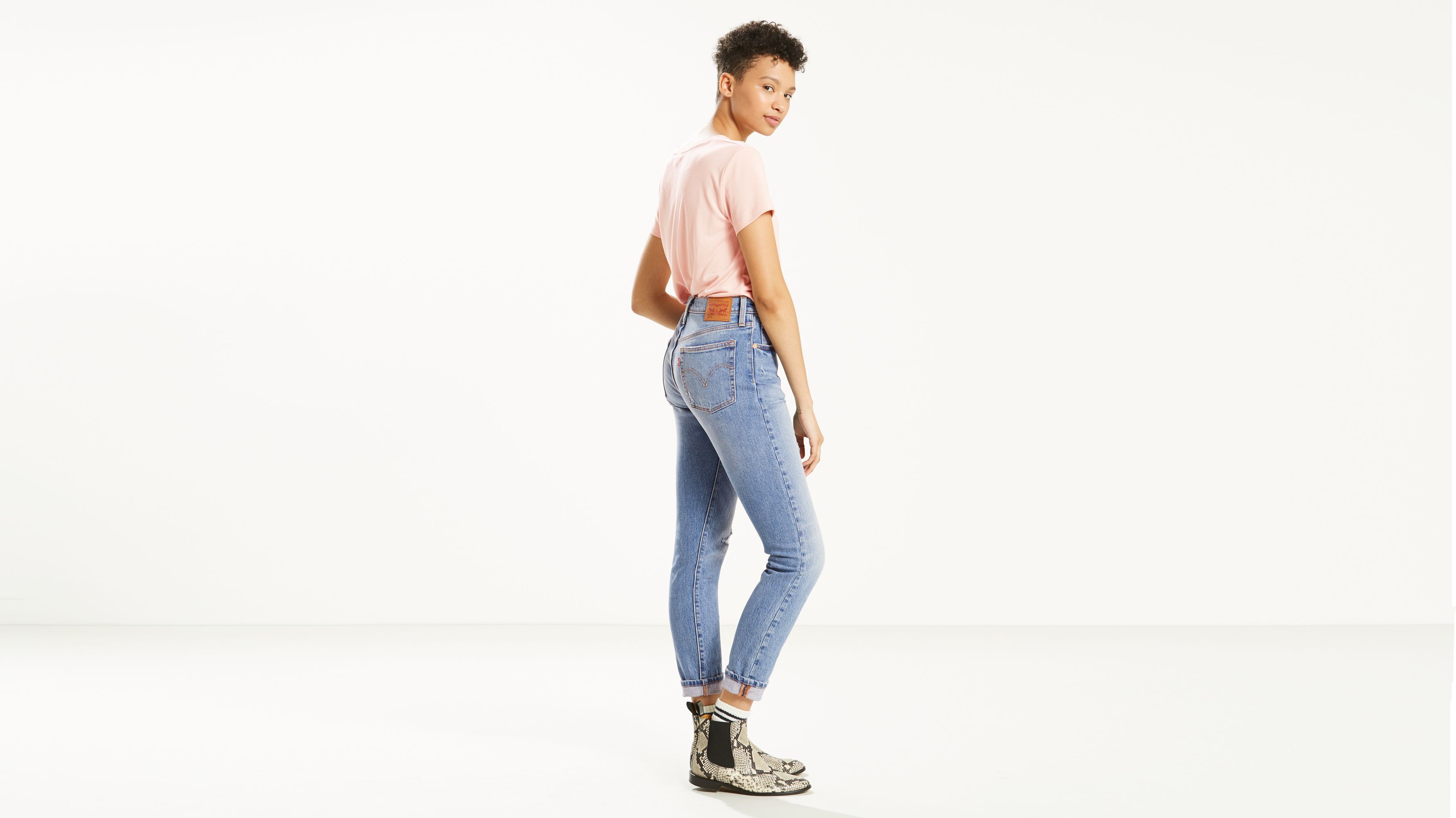 501 stretch skinny jeans