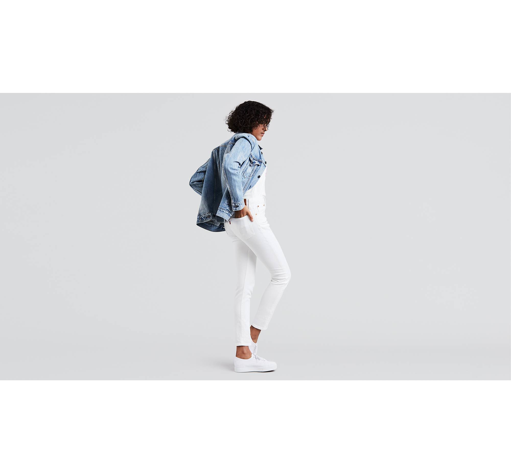 501® Stretch Skinny Women's Jeans - White | Levi's® US