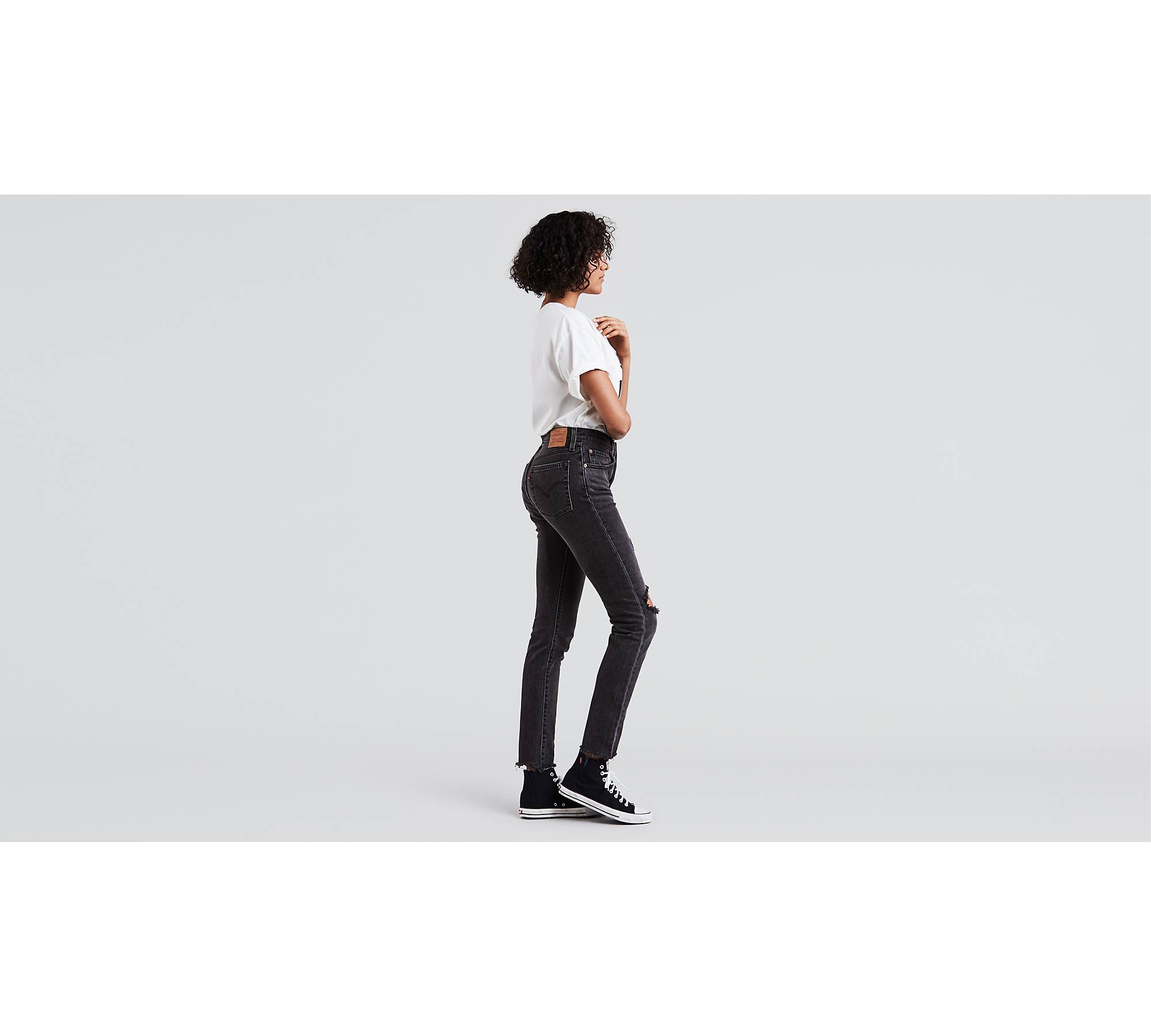 501® Stretch Skinny Women's Jeans - Black | Levi's® CA