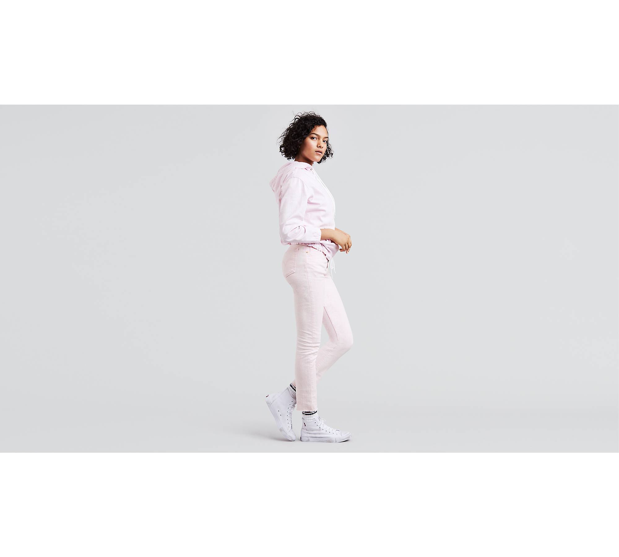 501® Stretch Skinny Women's Jeans - Pink | Levi's® CA