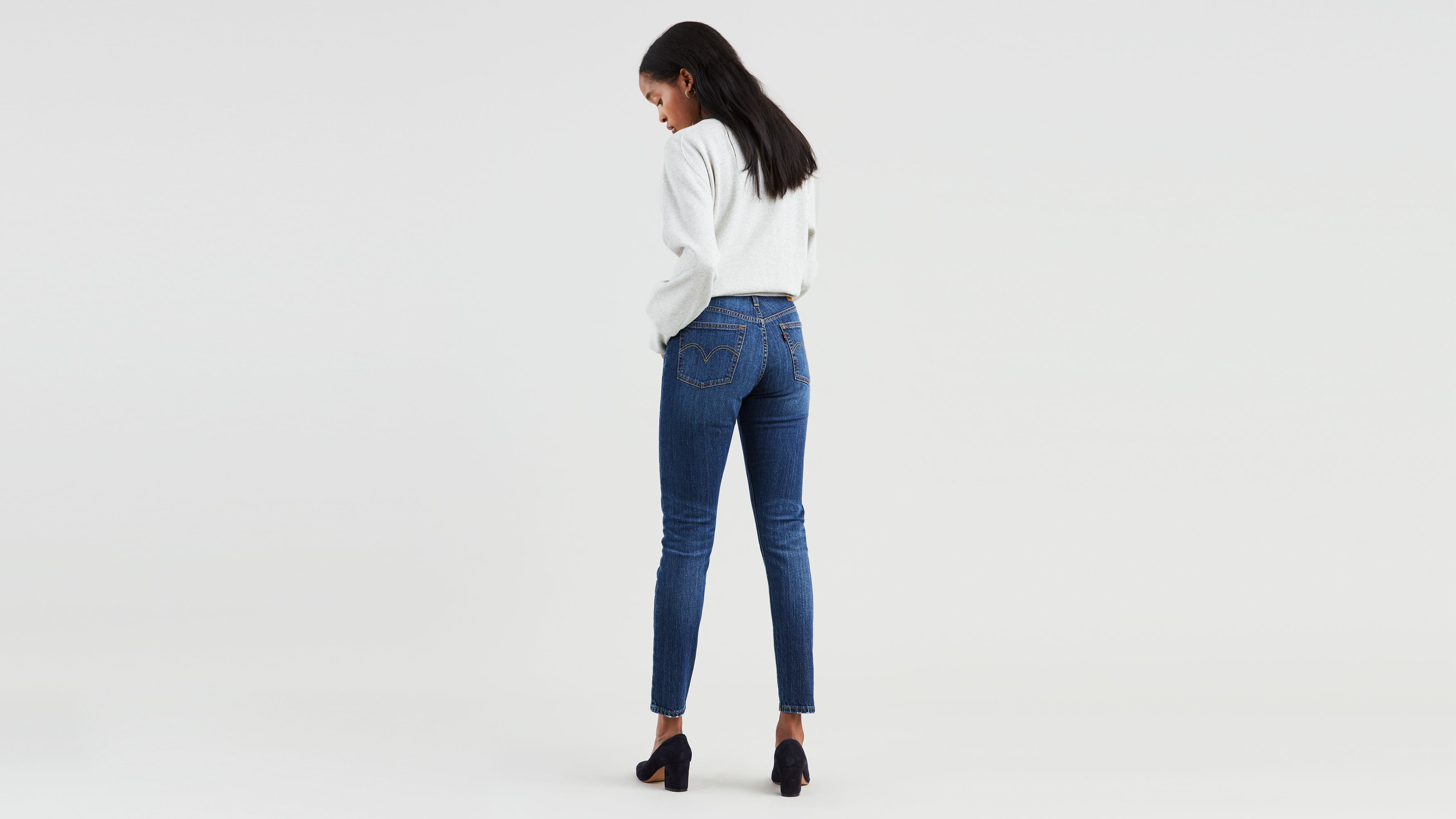 women's levi's stretch skinny jeans
