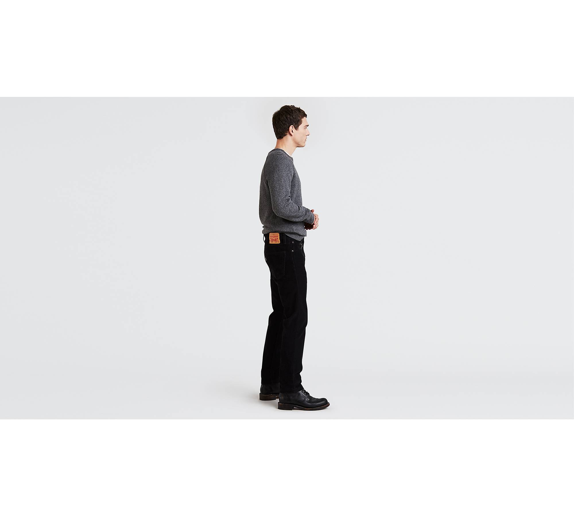 502™ Taper Fit Corduroy Pants - Black | Levi's® US