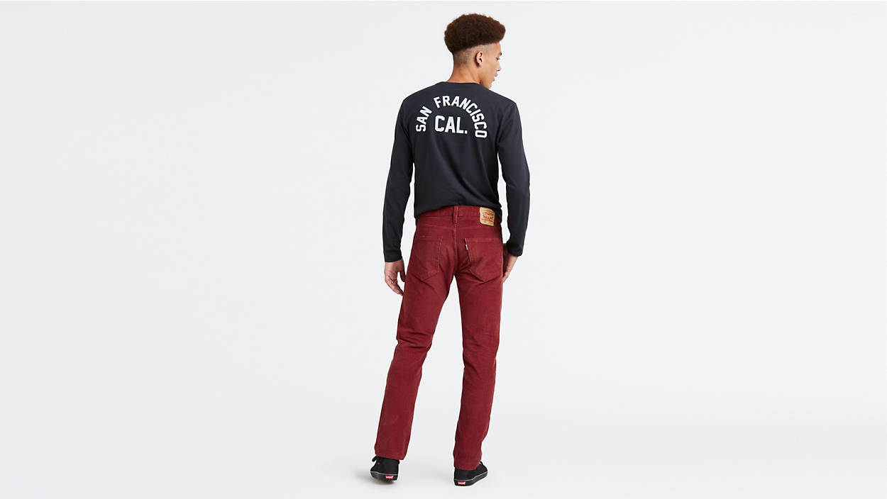 502™ Taper Fit Corduroy Pants - Red | Levi's® US