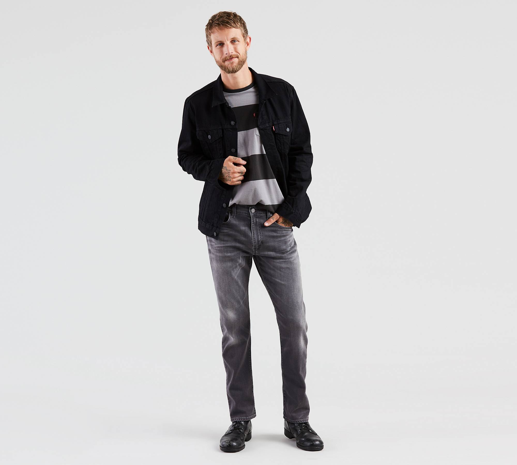 Rationeel Geschiktheid Compliment 502™ Taper Fit Levi's® Flex Men's Jeans - Grey | Levi's® US