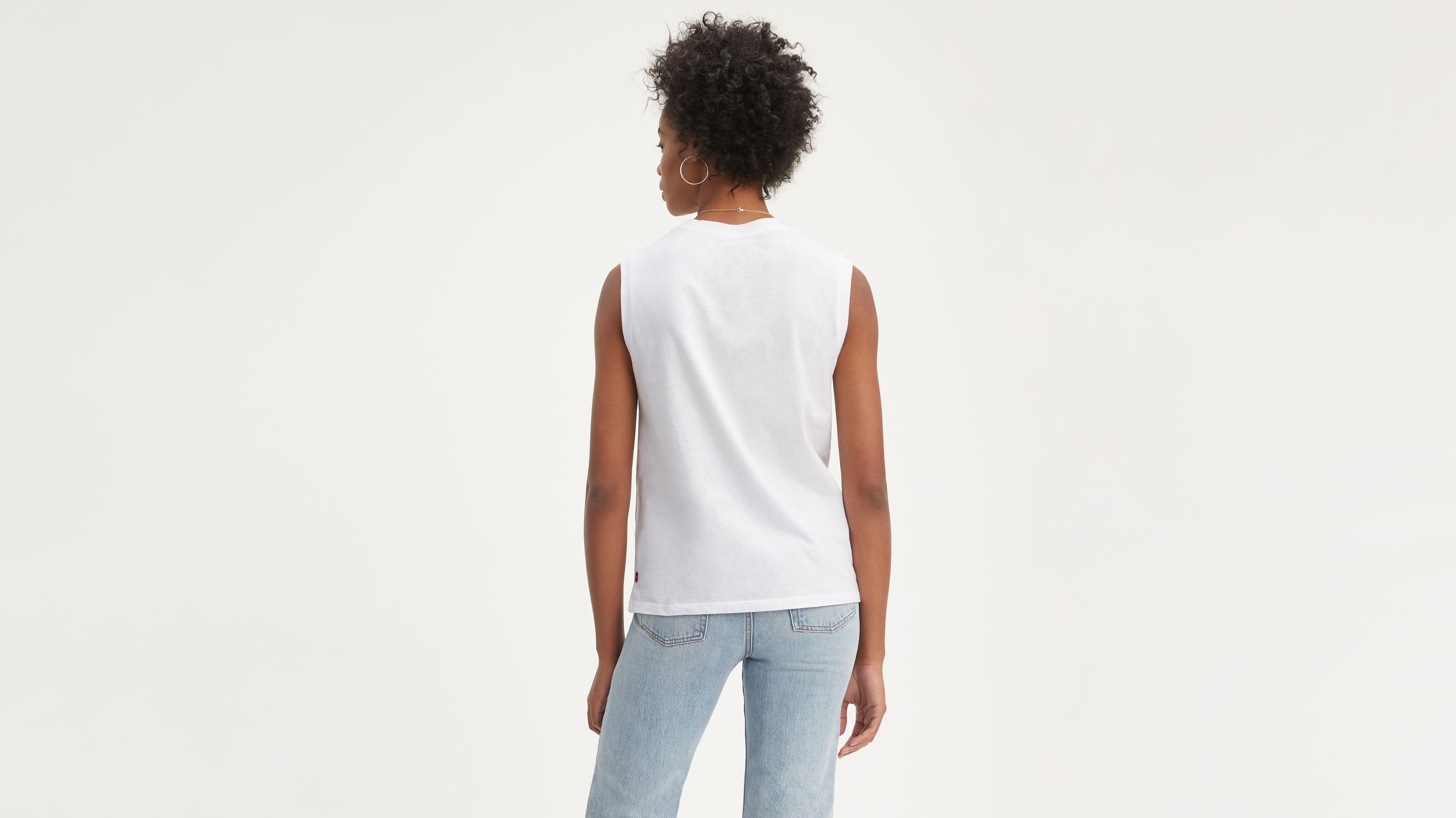 Levi's® Logo Tank Top - White | Levi's® US