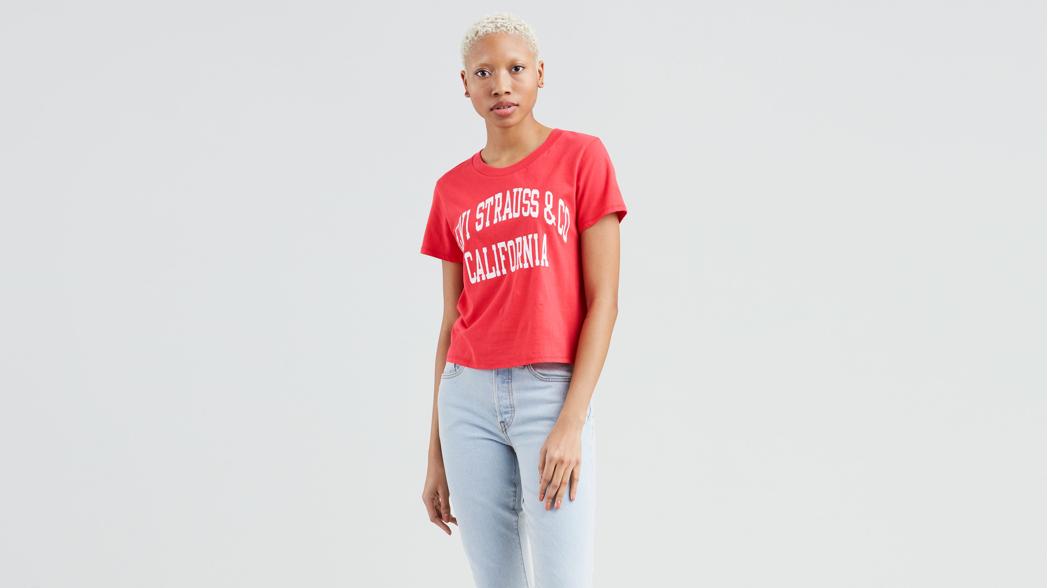 levis crop t shirt