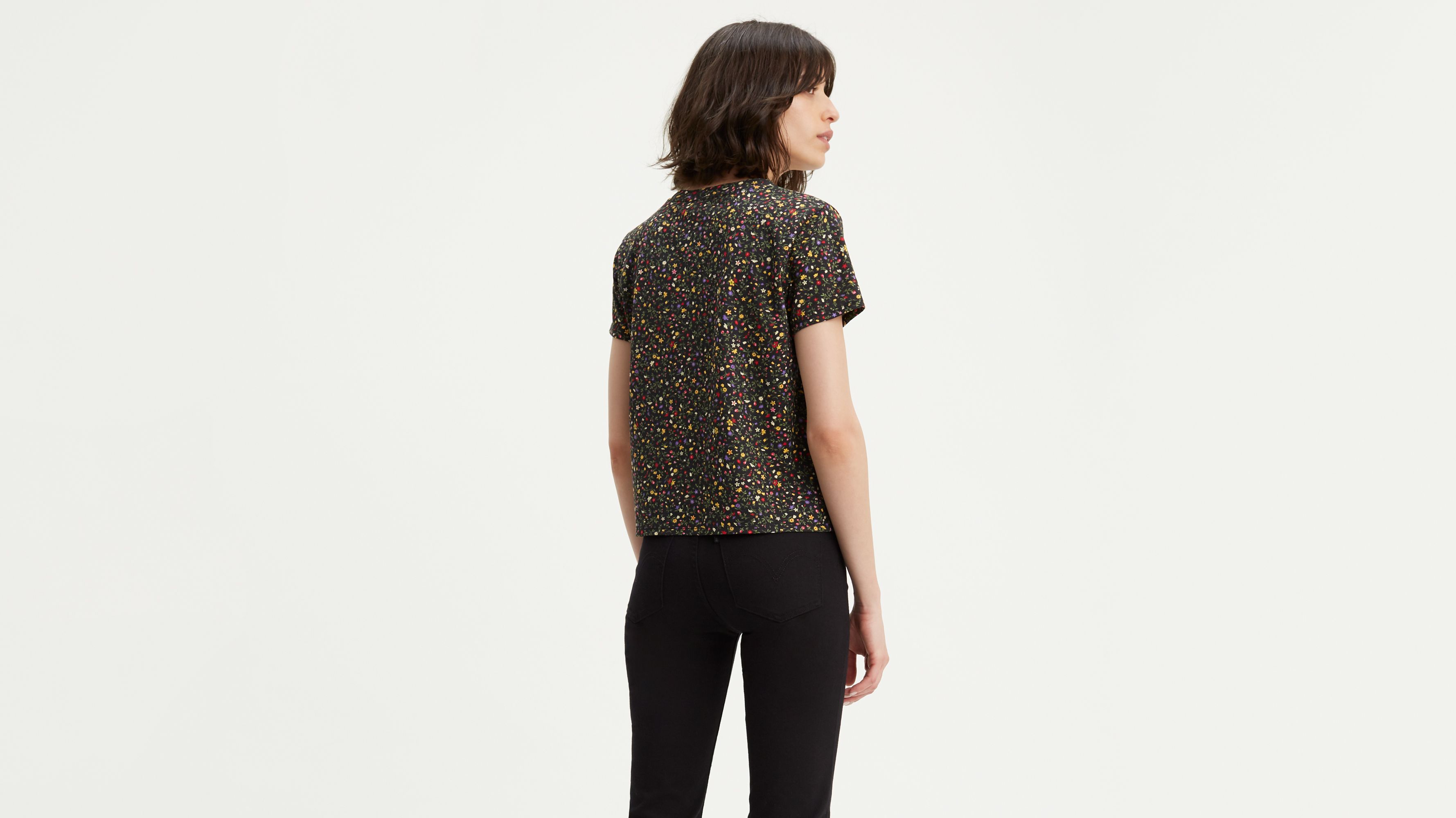 T shirt levis discount fleur