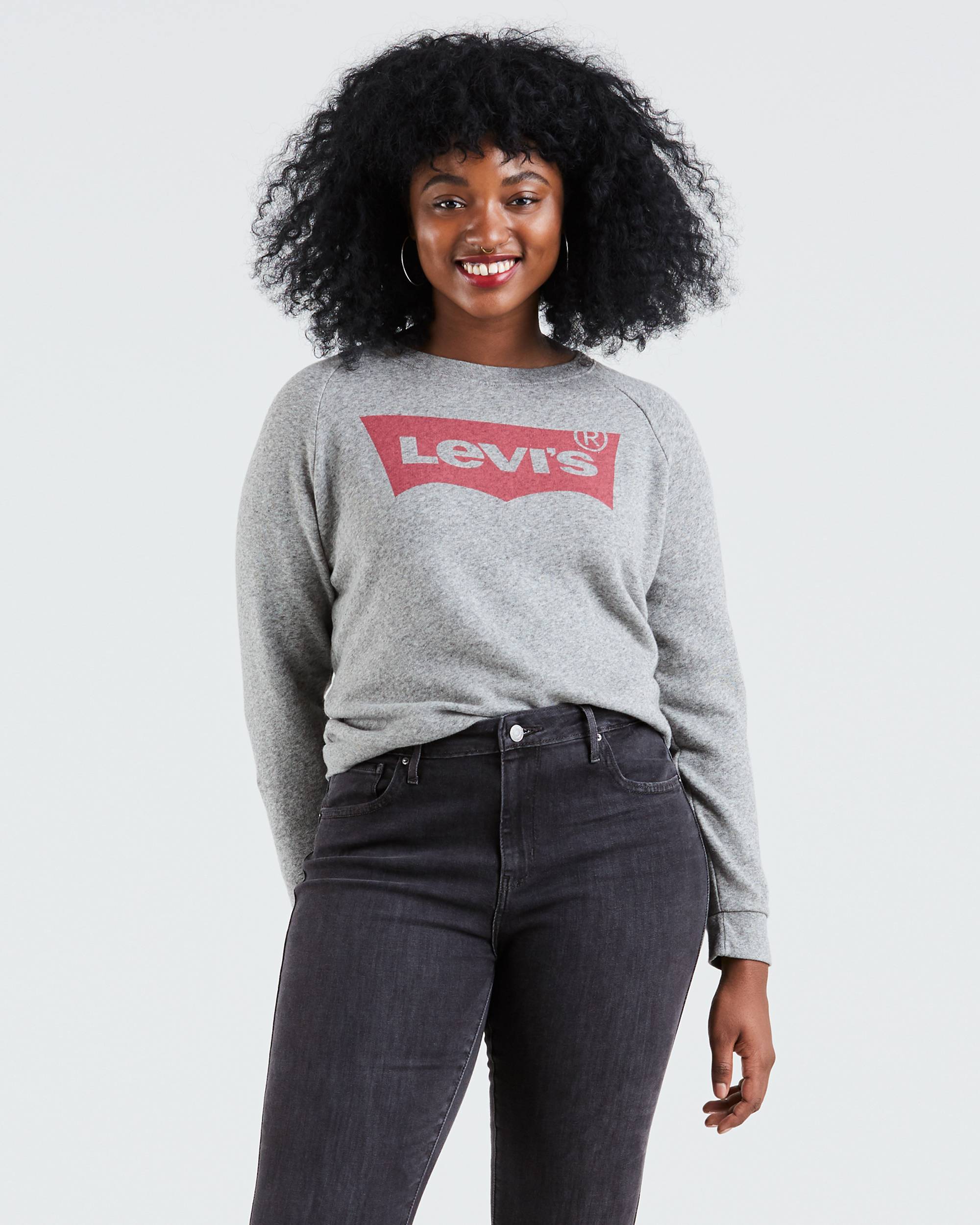 Levi's® Logo Relaxed Crewneck Sweatshirt 1
