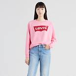 Levi's® Logo Relaxed Crewneck Sweatshirt 1