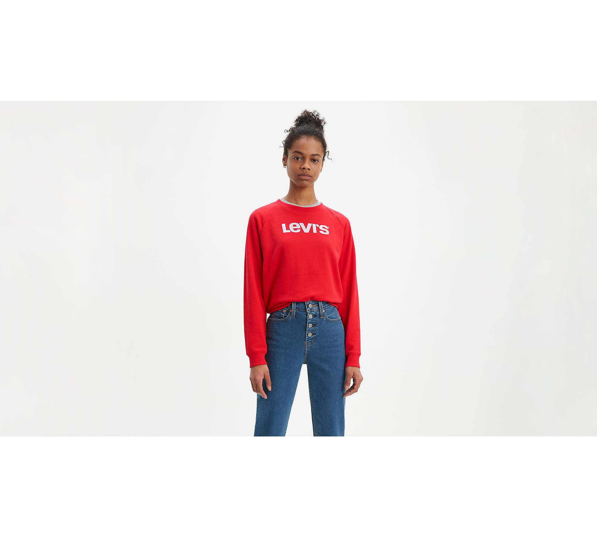 Levi's® Crewneck Sweatshirt - Red | Levi's® CA