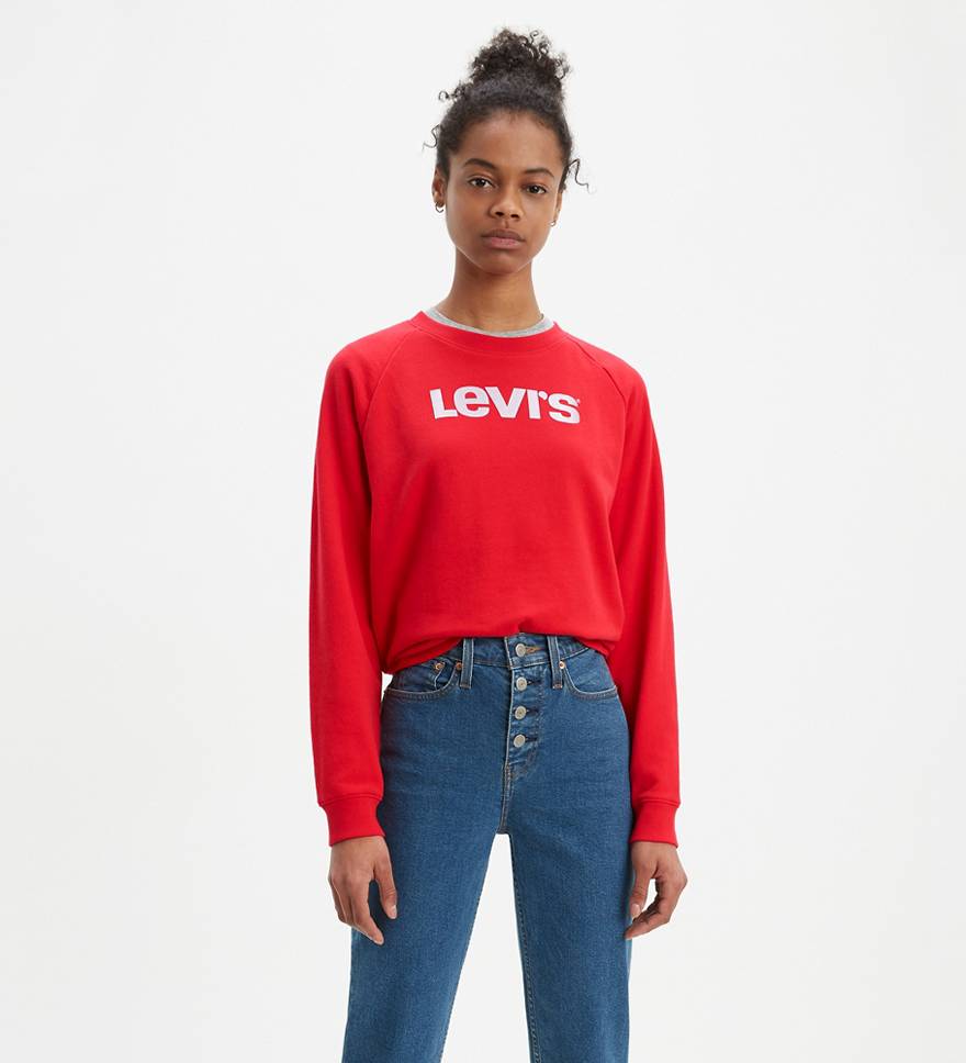Levi's® Crewneck Sweatshirt - Red | Levi's® US