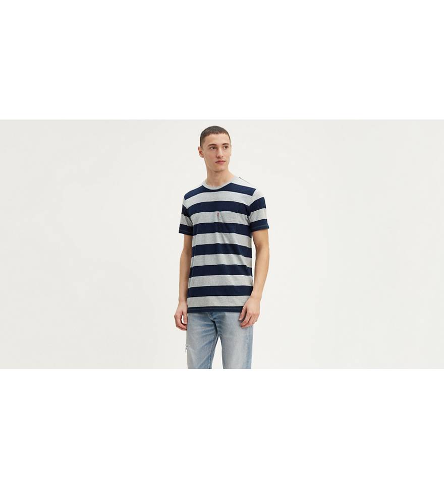 Striped Sunset Pocket Tee Shirt - Multi-color | Levi's® US