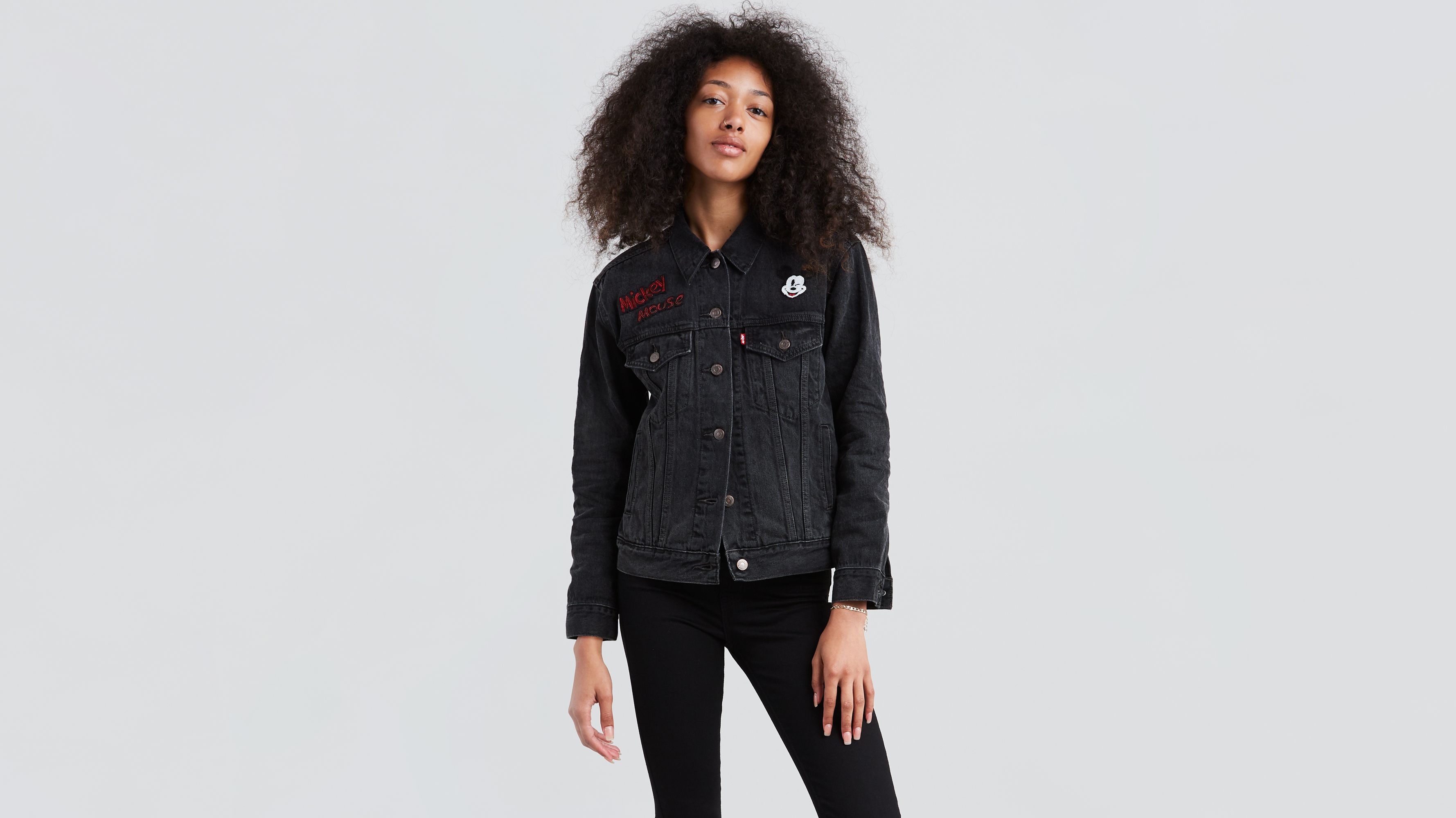 mickey mouse levis jacket