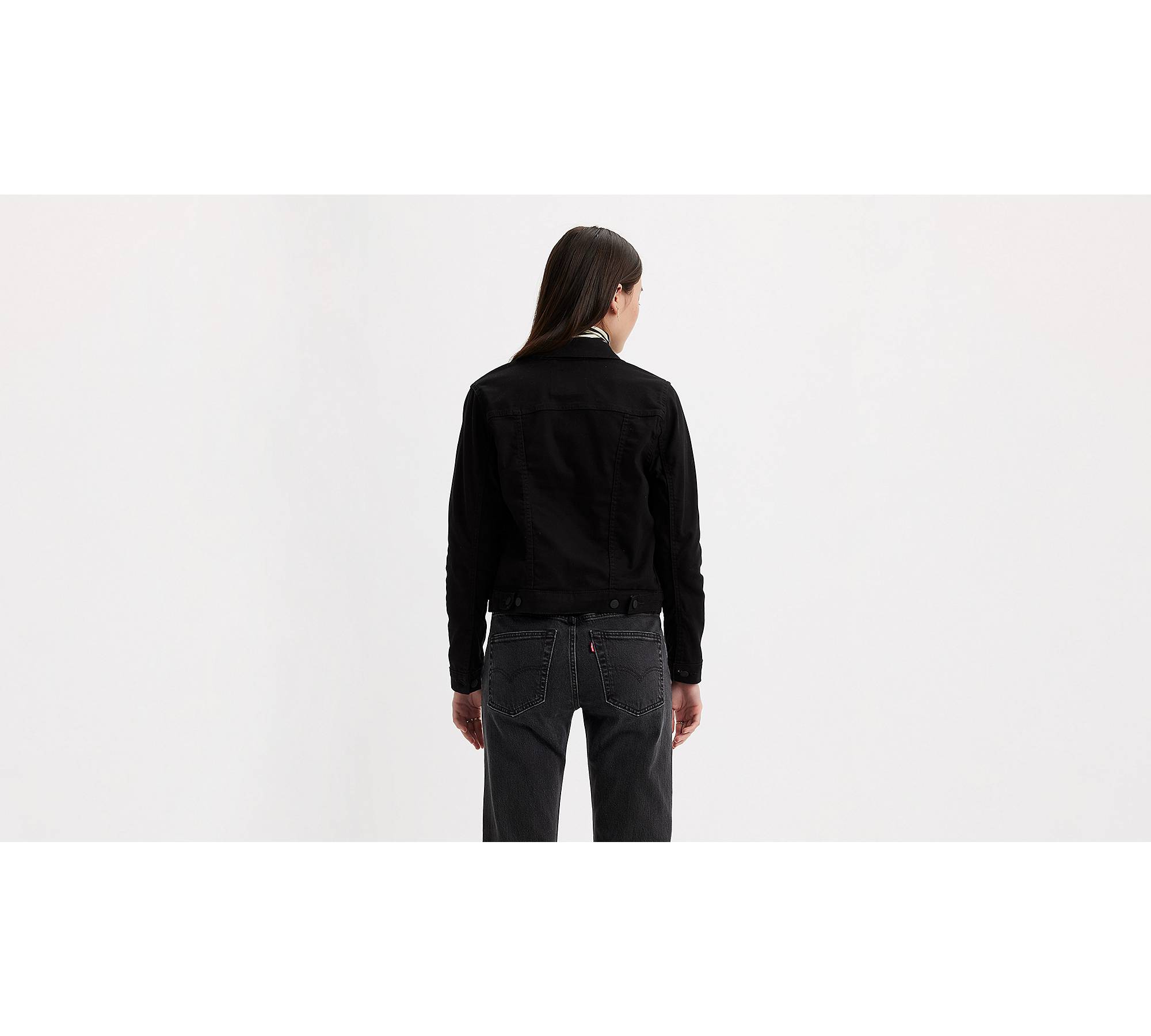 Louis Vuitton - BB Damier Trucker Jacket - Black - Women - Size: 38 - Luxury